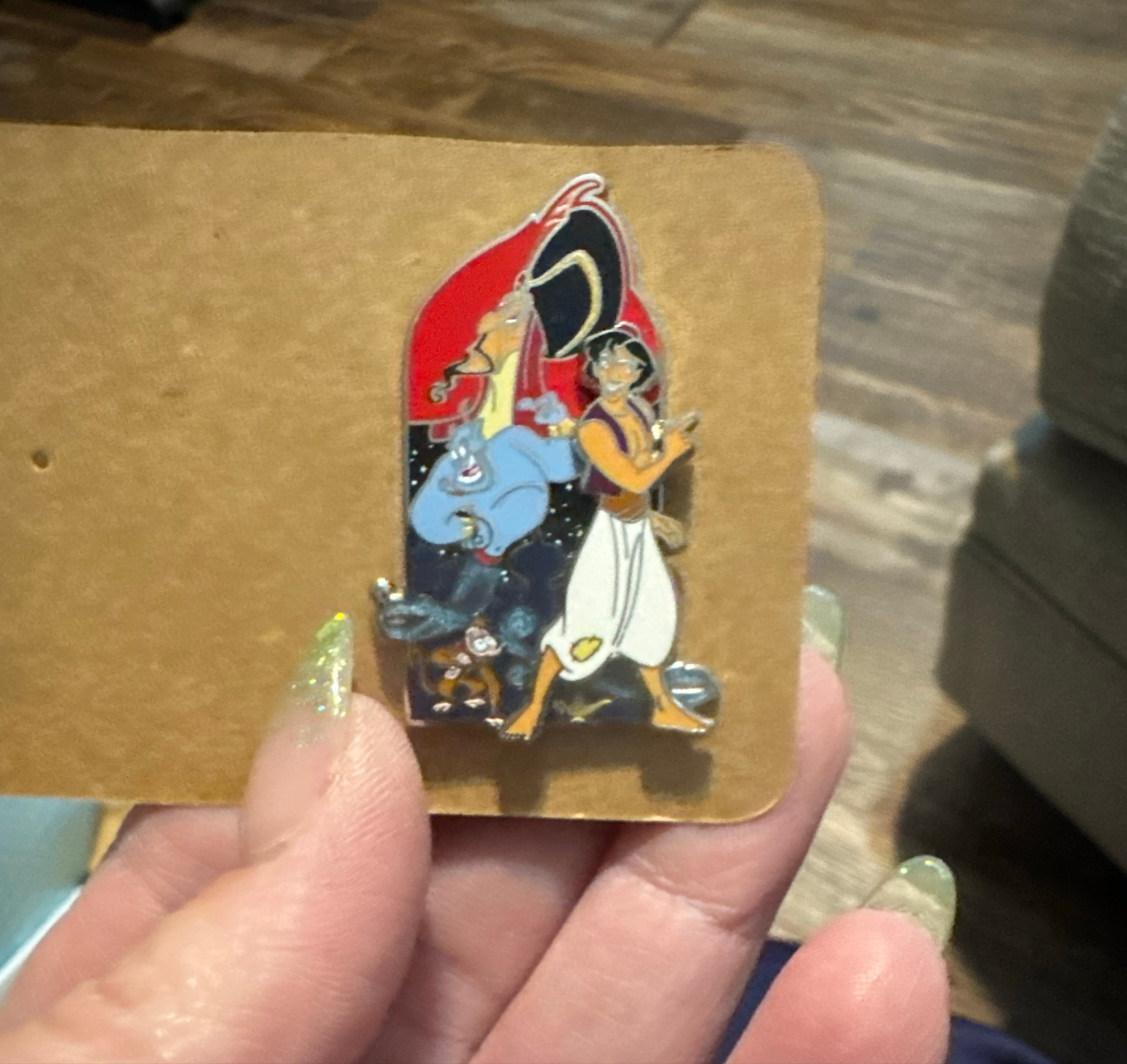 Aladdin, Abu, Genie and Jafar Pin