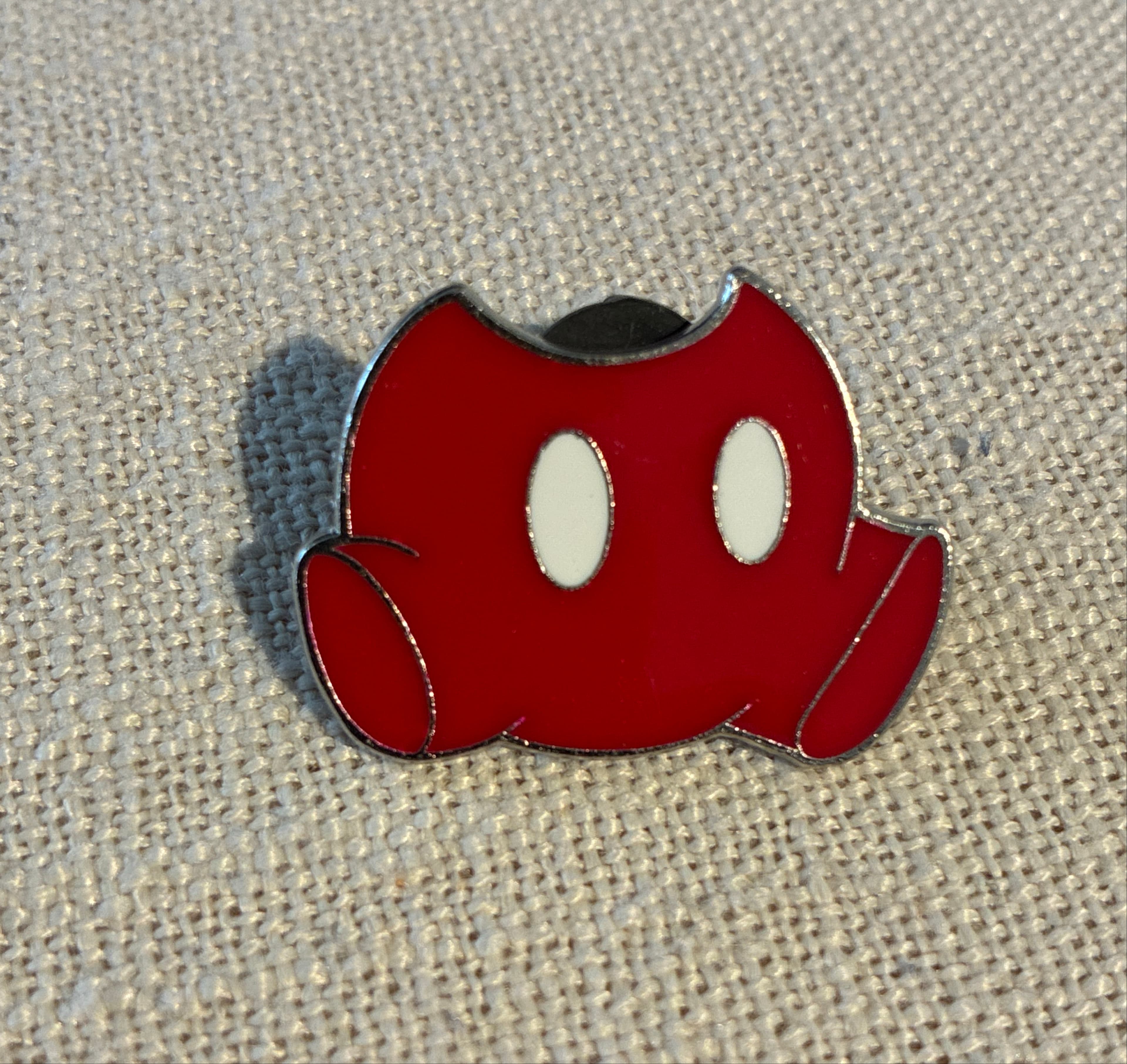 Red Mickey Shorts with White Buttons - Disney Flair Series