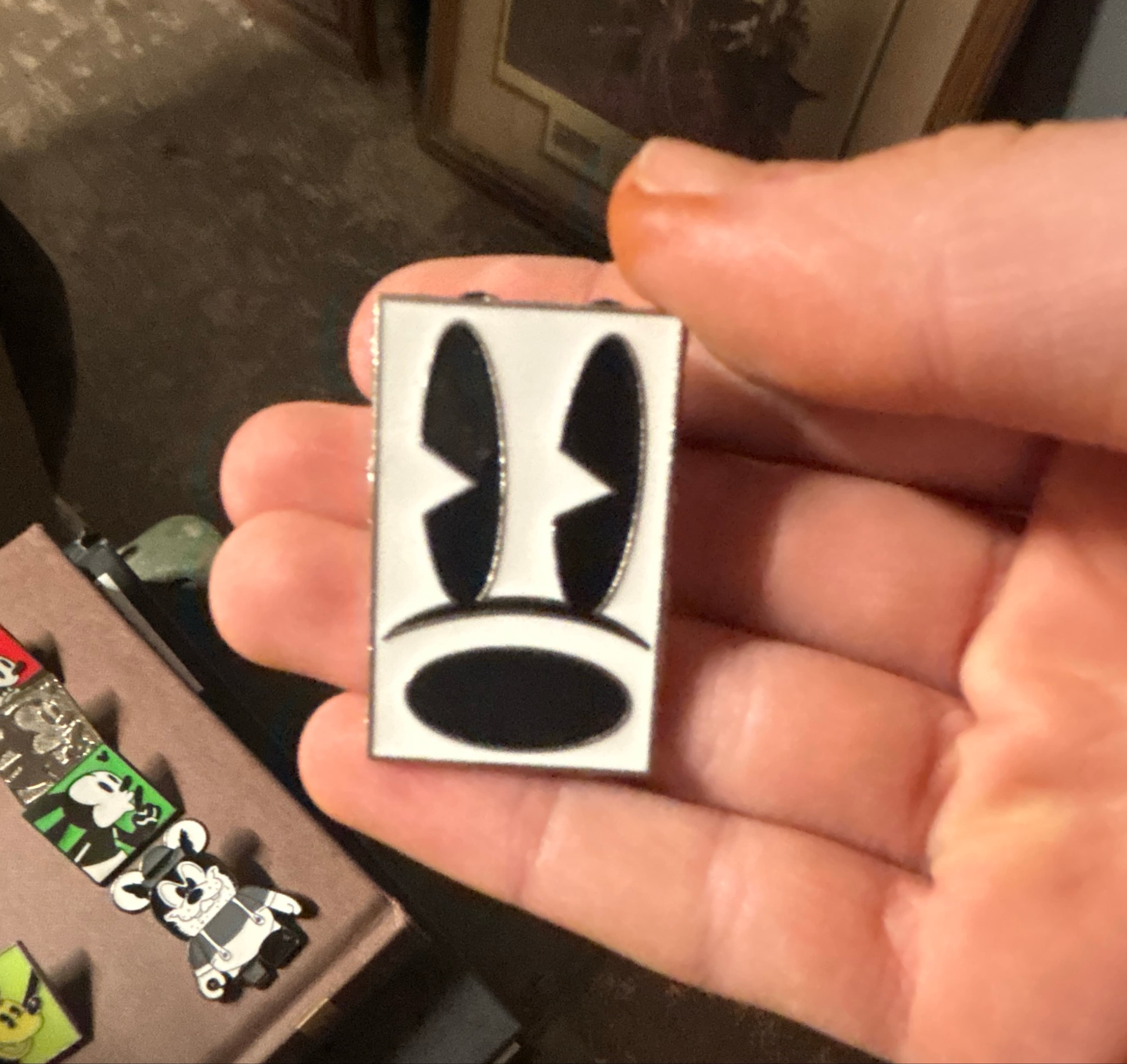 Oswald the Lucky Rabbit Expressions - Neutral Face pin