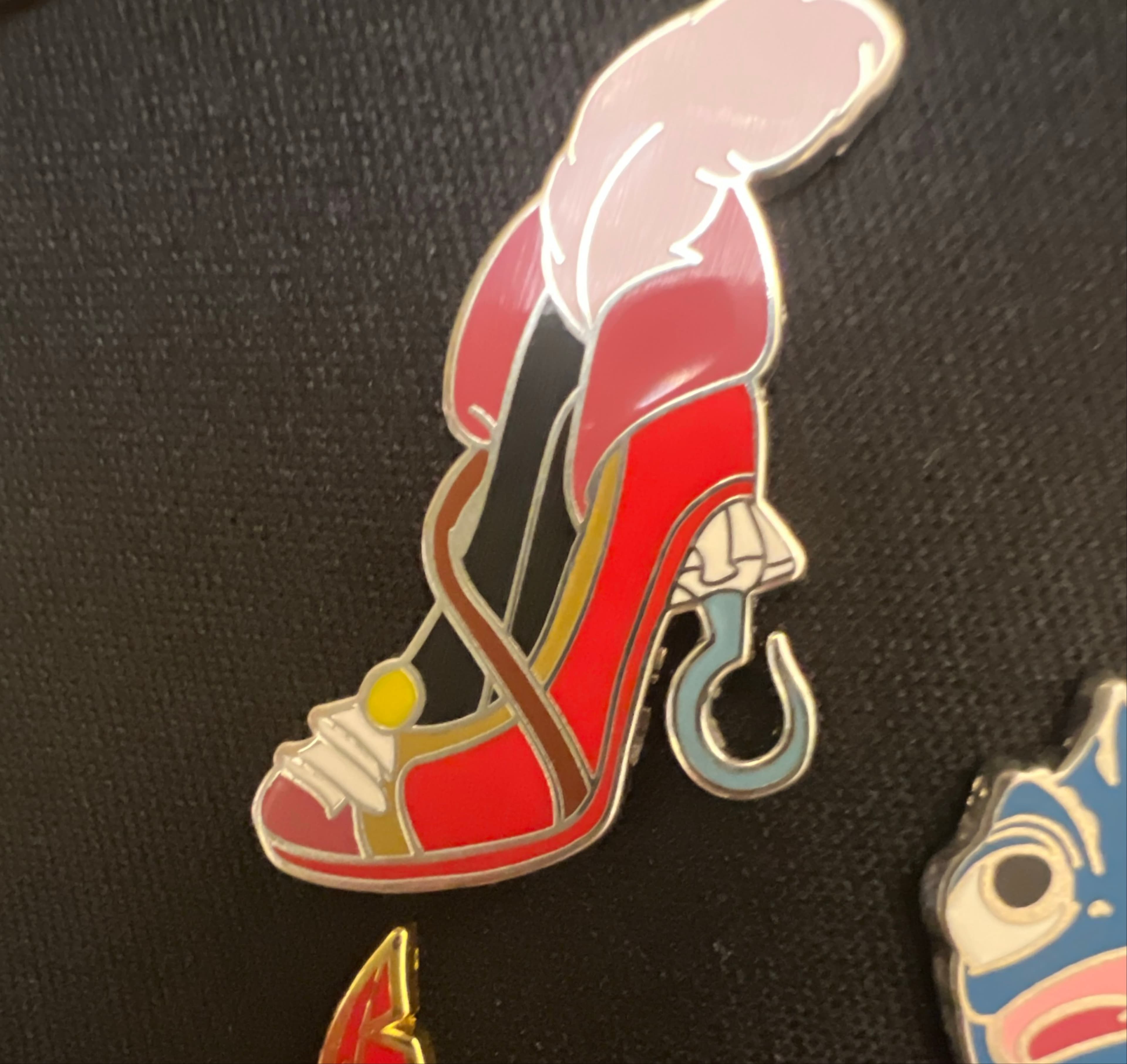 Captain Hook Villain Designer Shoe Heel front