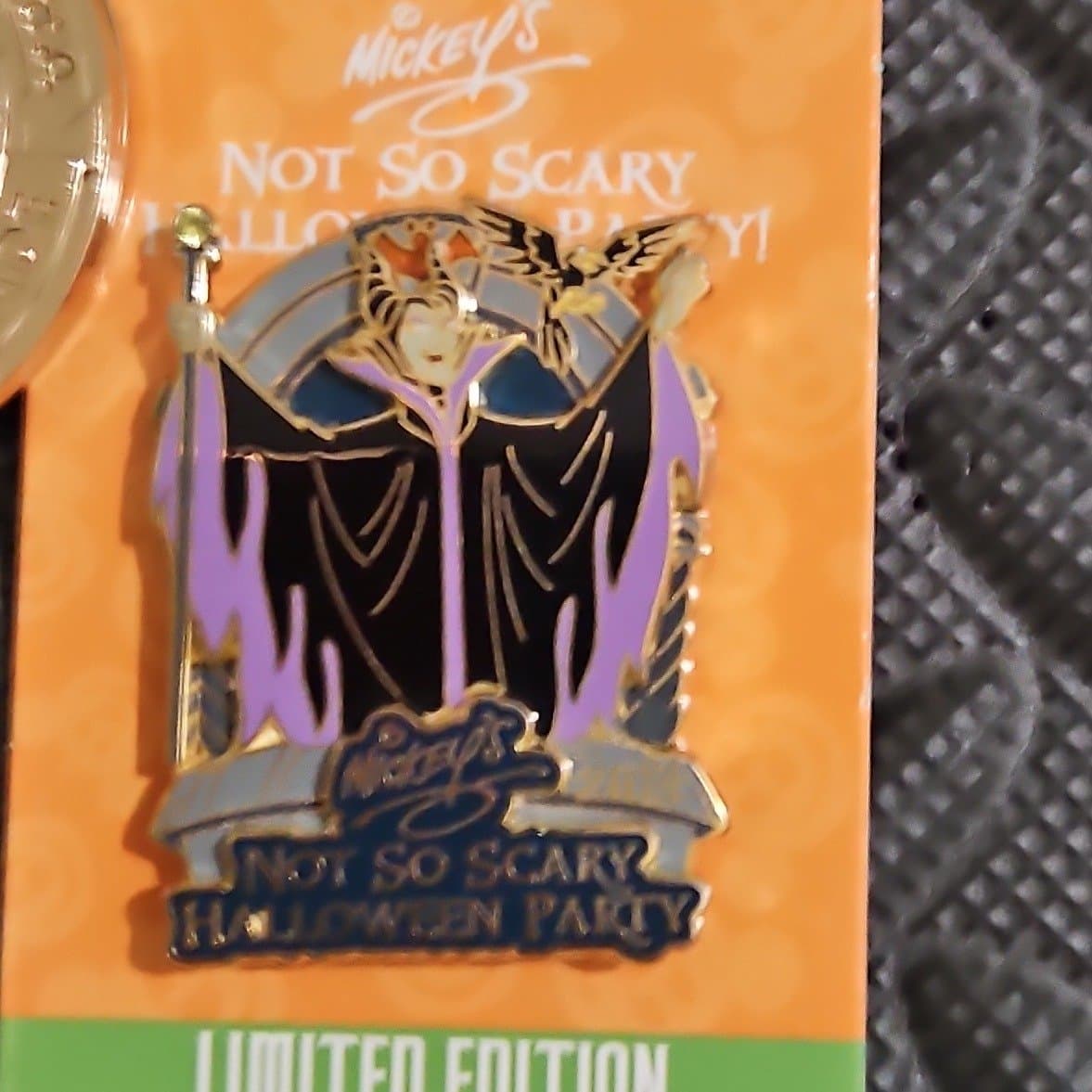 Maleficent - Mickey's Not So Scary Halloween Party 2016 Pin front