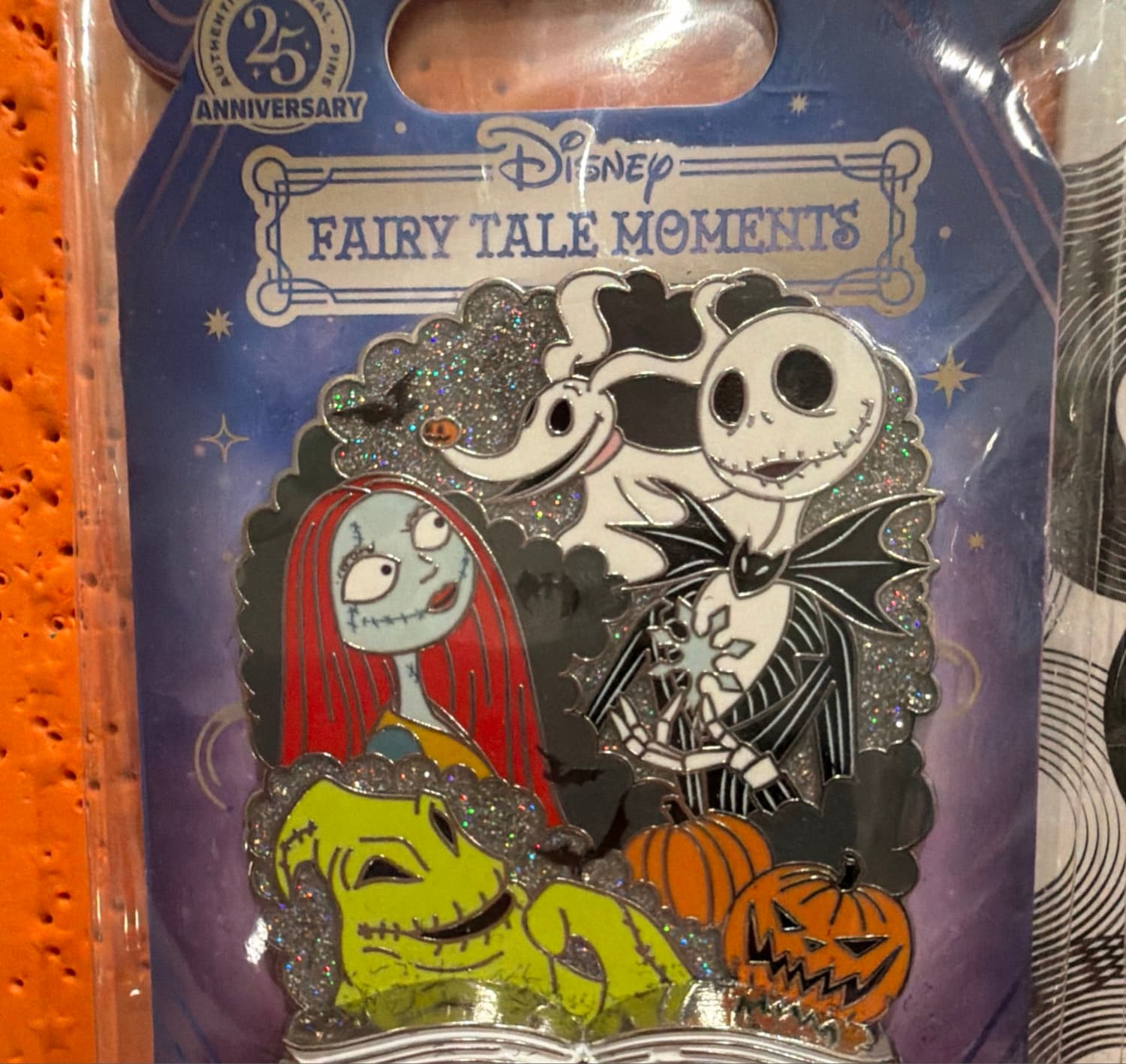 Fairy Tale Moments Nightmare Before Christmas Pin front