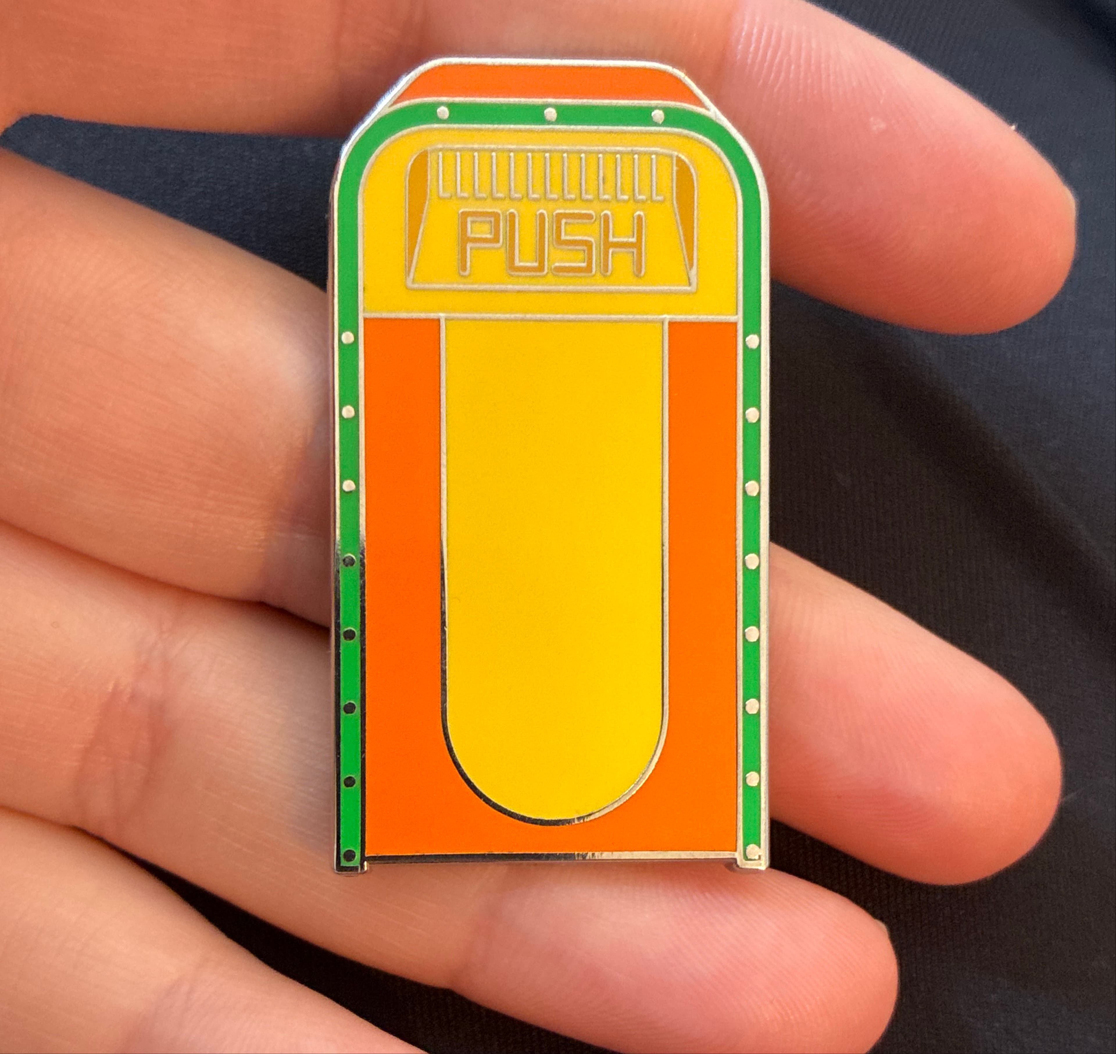 Orange Bird Trash Can - Character Trash Bins Mystery Pin