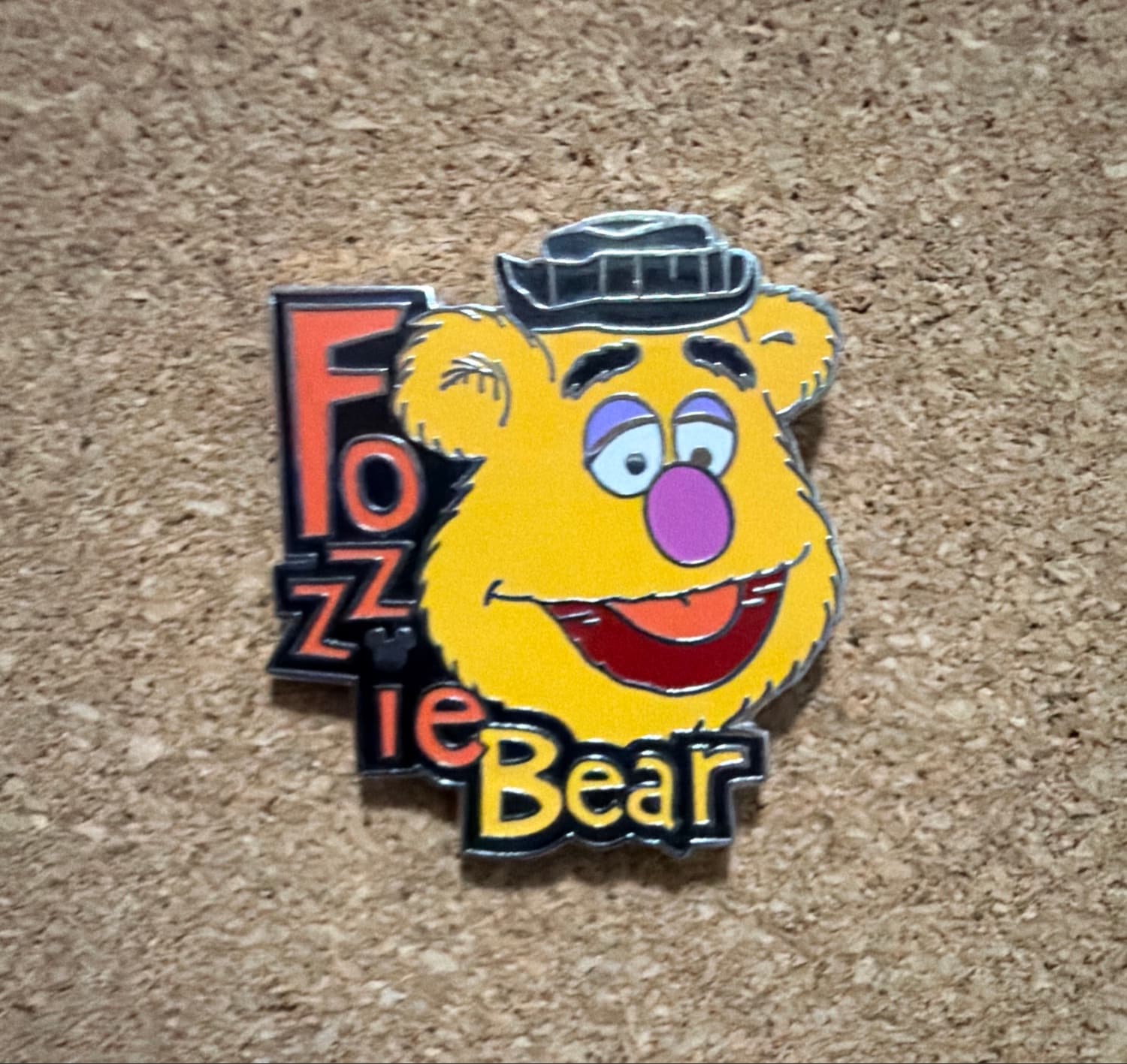 Fozzie Bear Muppets Cast Lanyard Collection Hidden Mickey Pin