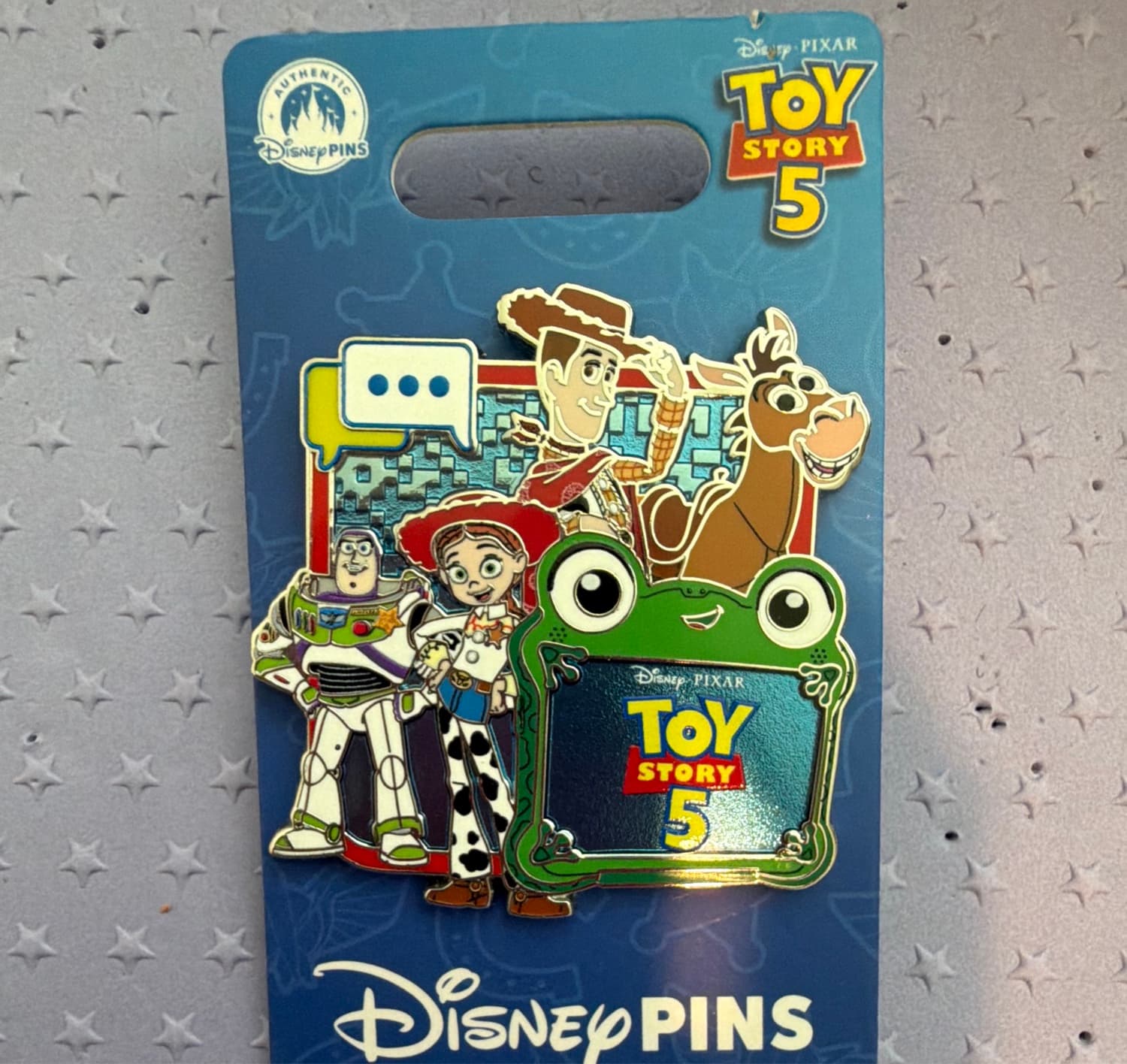 Toy Story 5 Cast and Logo Pin