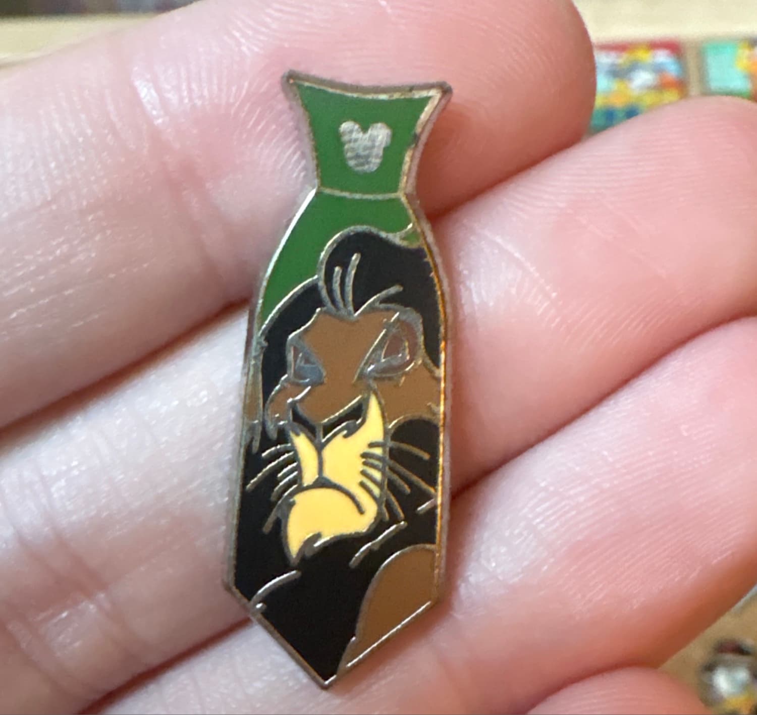 2015 Hidden Mickey - Disney Villain Neckties - Scar