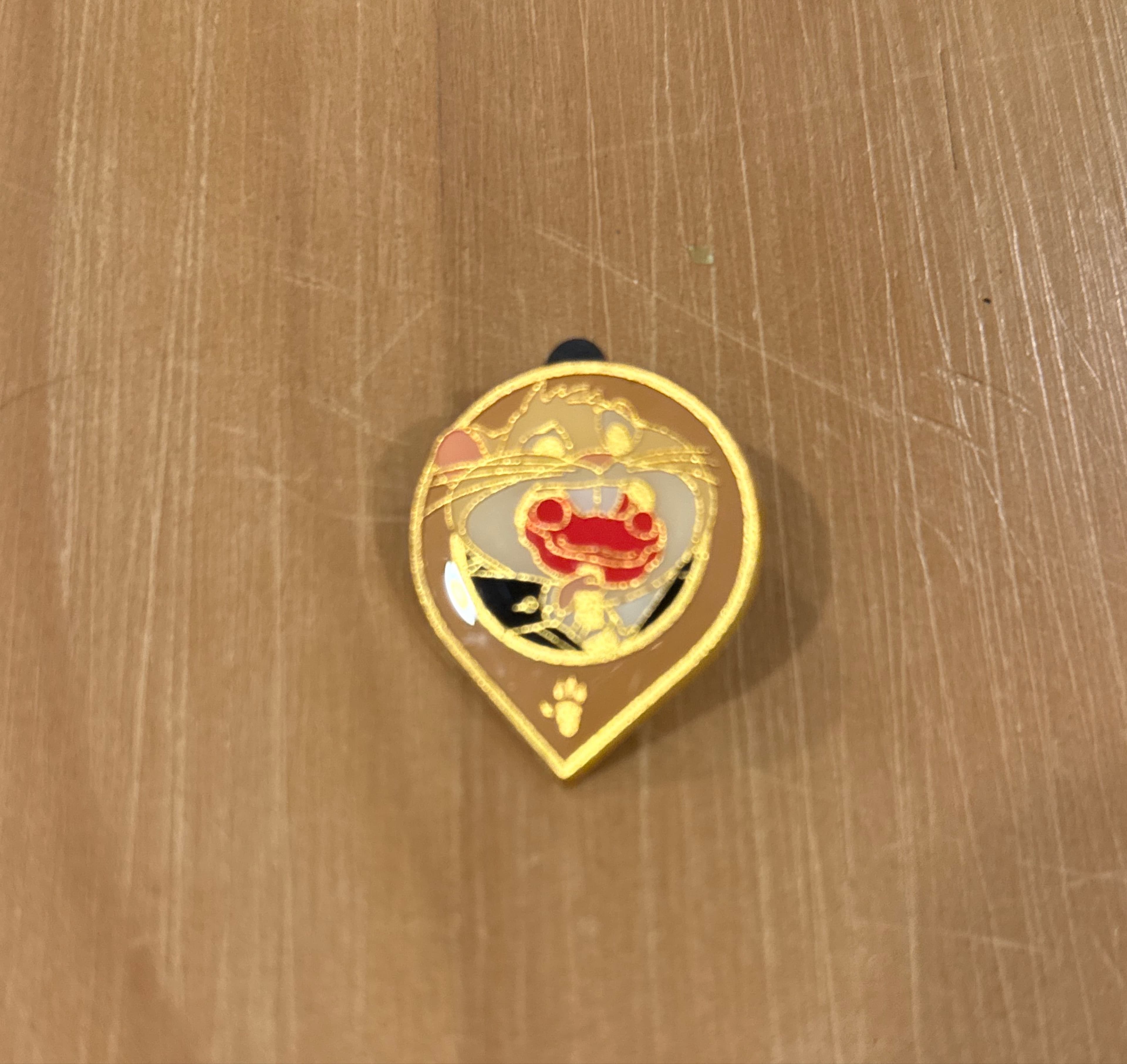 Hamster eating Mickey bar