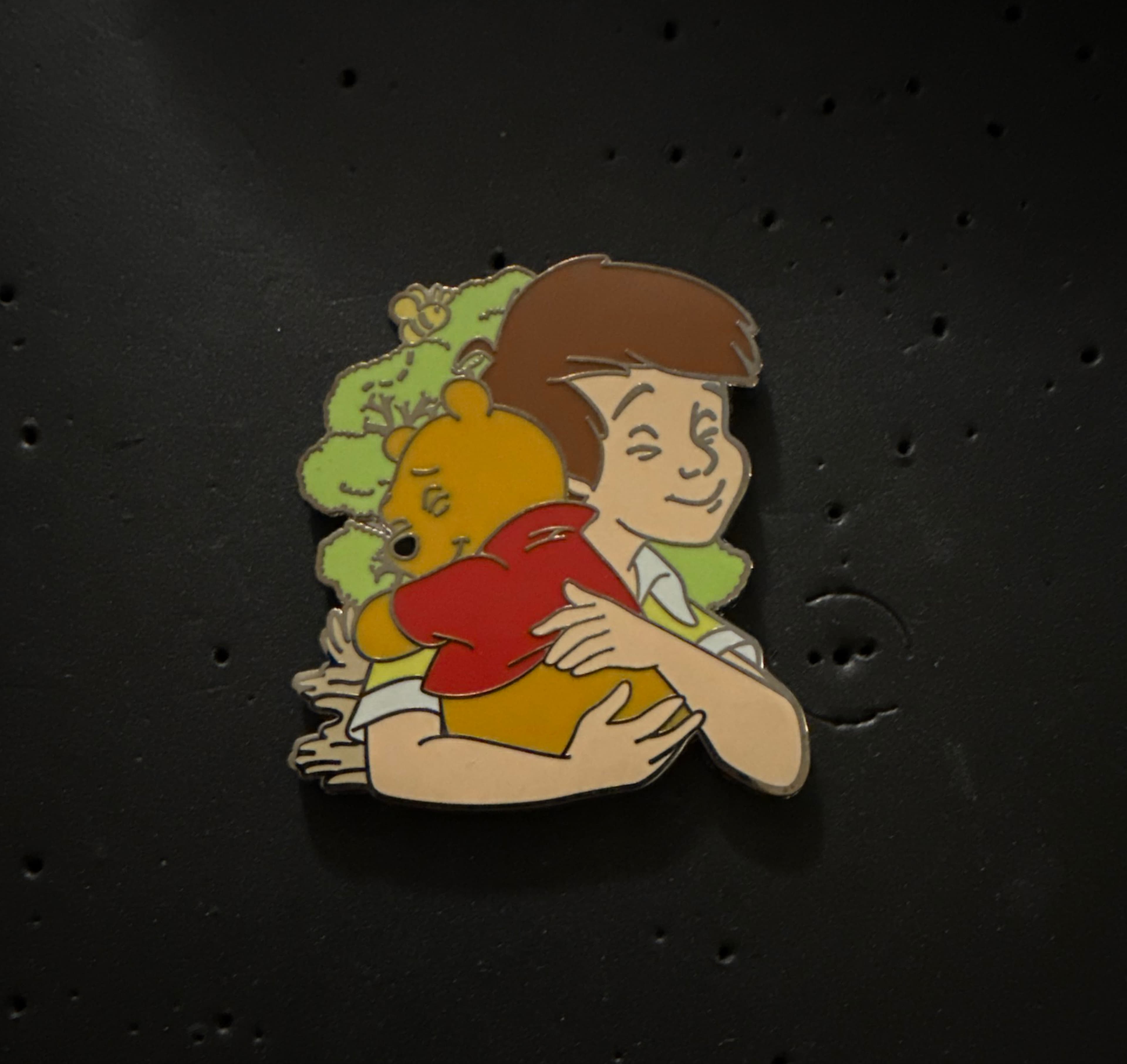 Christopher Robin & Winnie the Pooh Hugging
