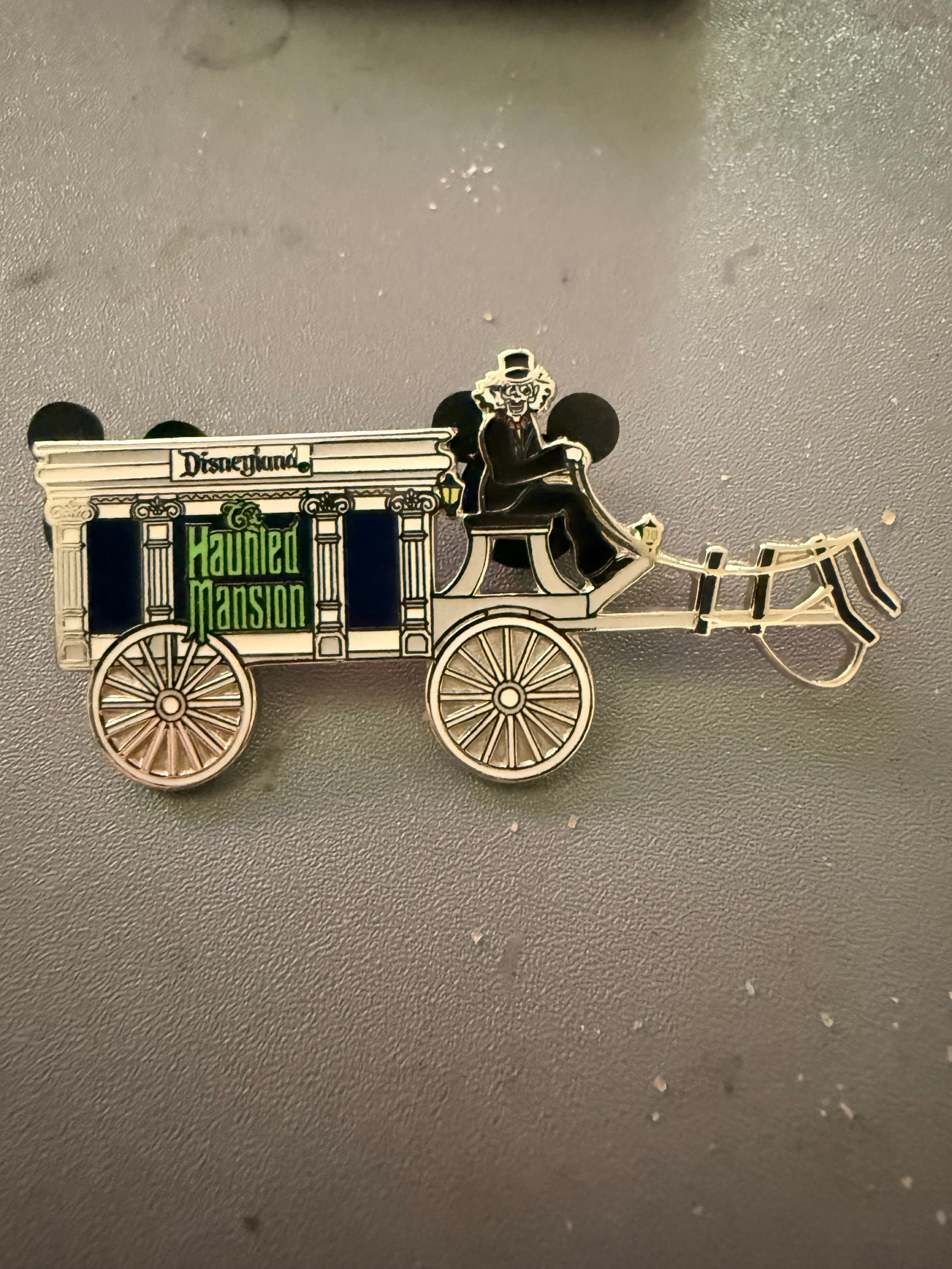 Haunted Mansion Hearse with Driver Pin