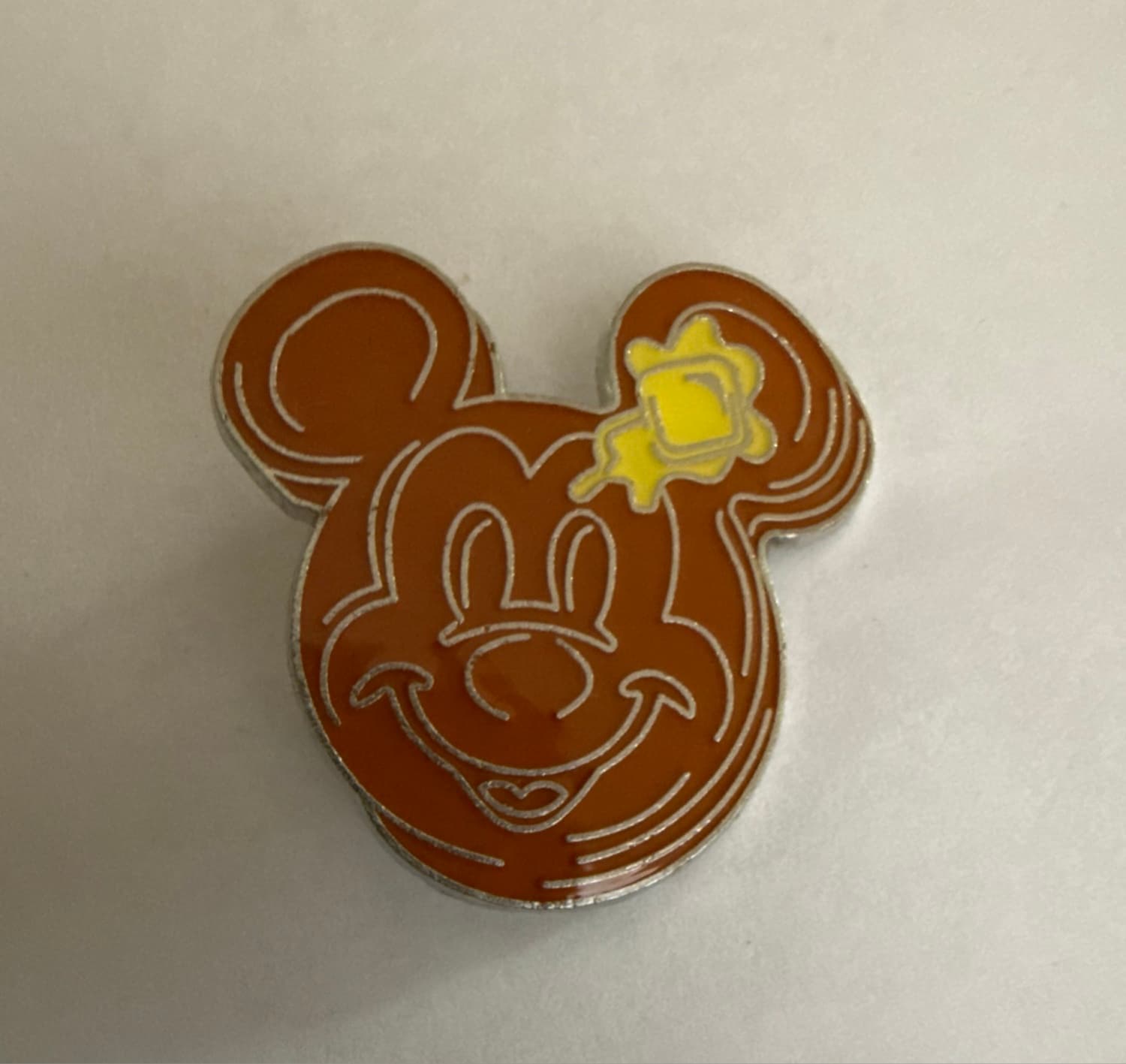 Mickey Mouse Pancake and Coffee - Mickey Mouse Waffle Butter Pin