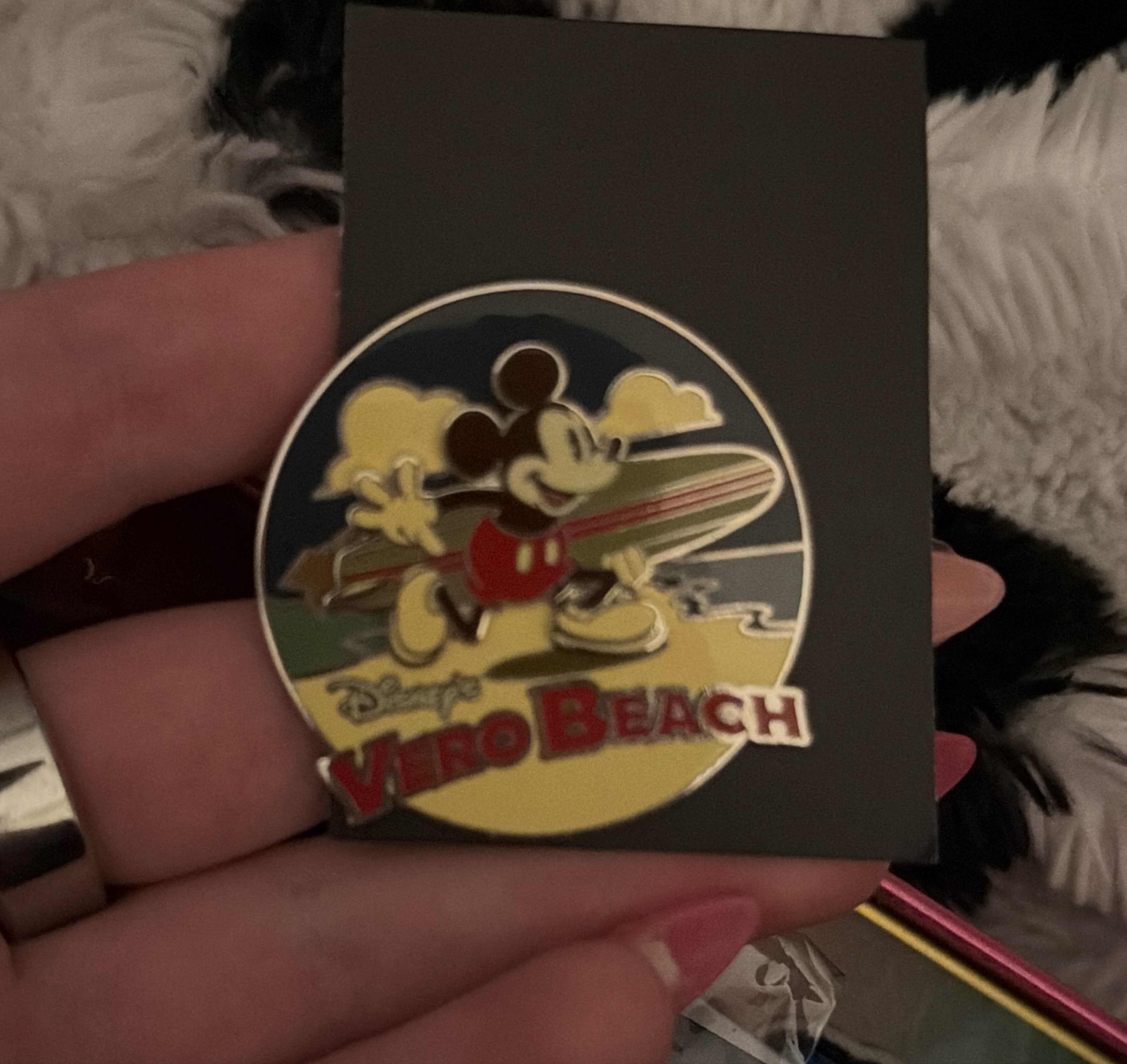 Mickey with Surfboard - Disney's Vero Beach Resort Logo