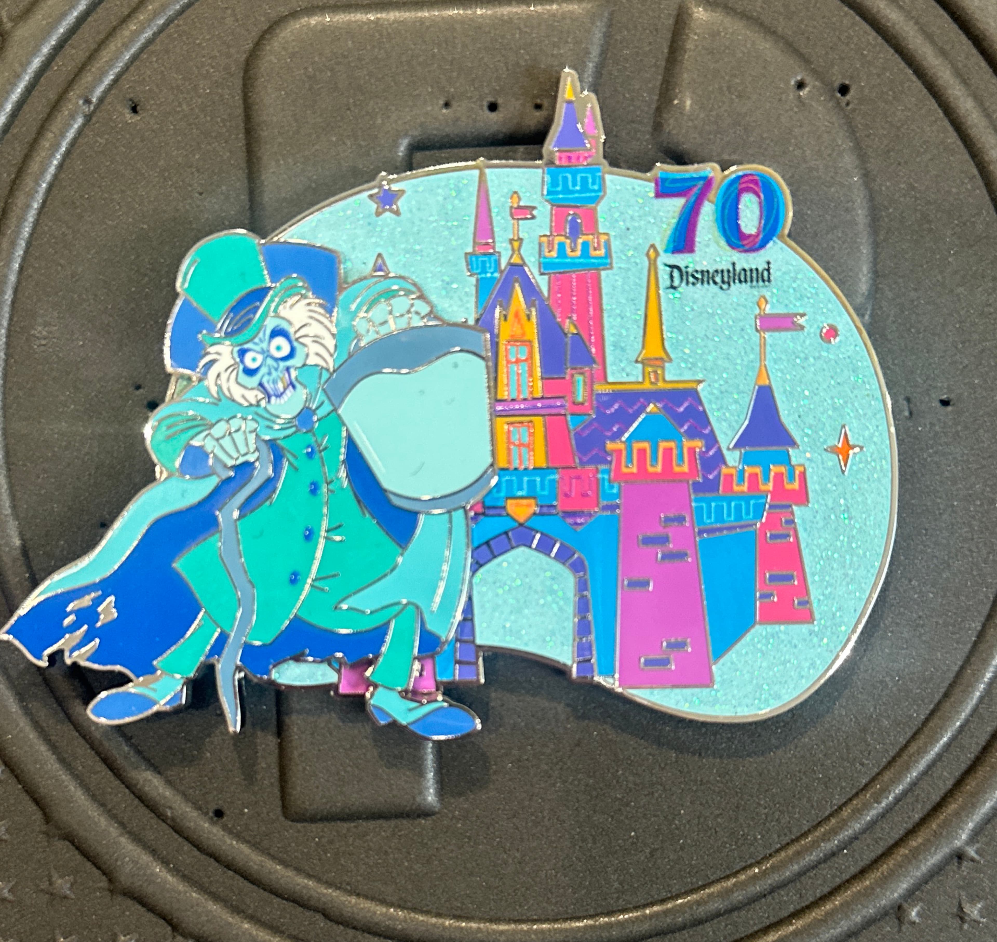 Hatbox Ghost Mini-Jumbo - Disneyland Resort 70th Anniversary Celebration LE 3000 front