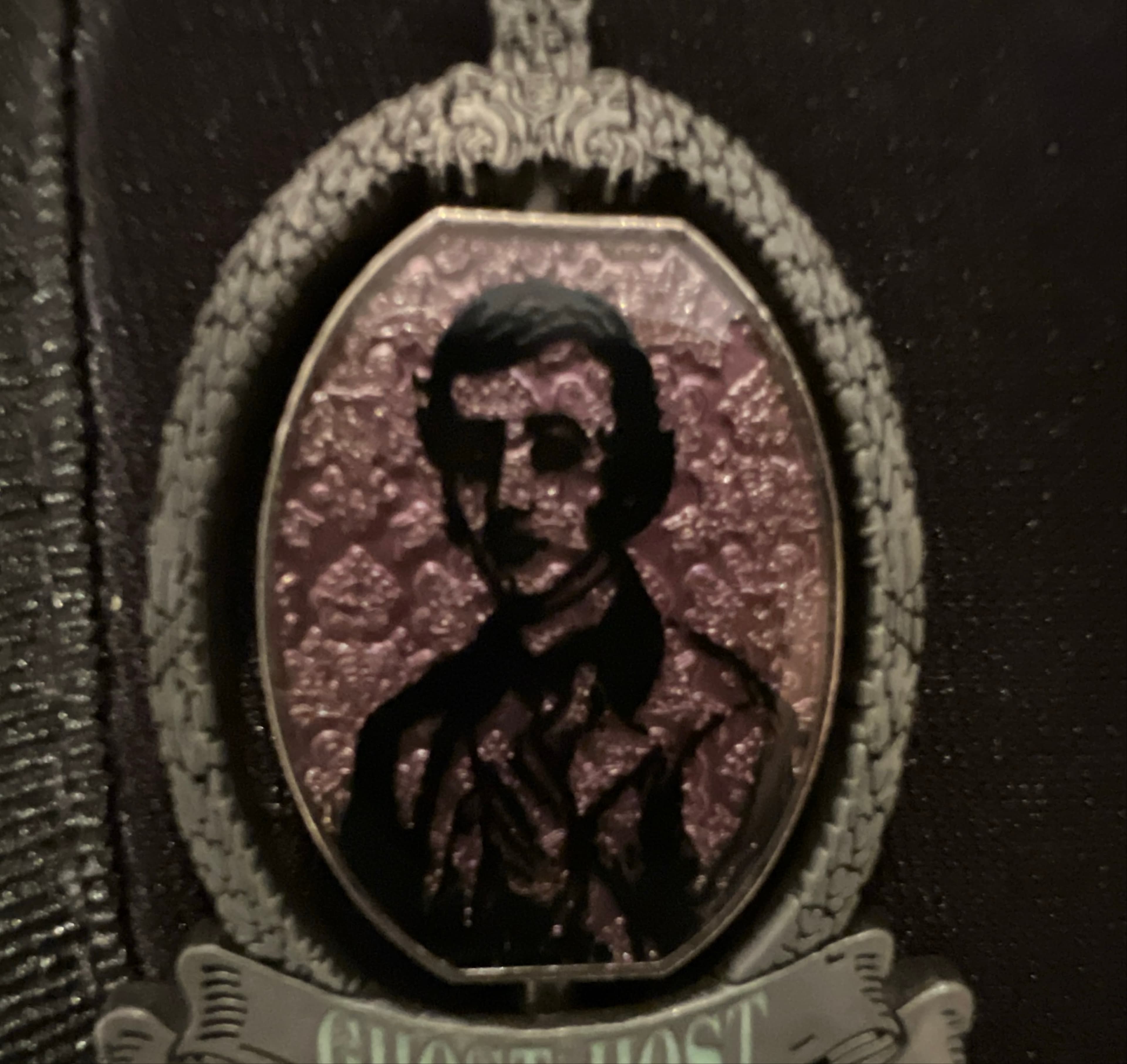 Haunted Mansion Ghost Host Spinner Pin