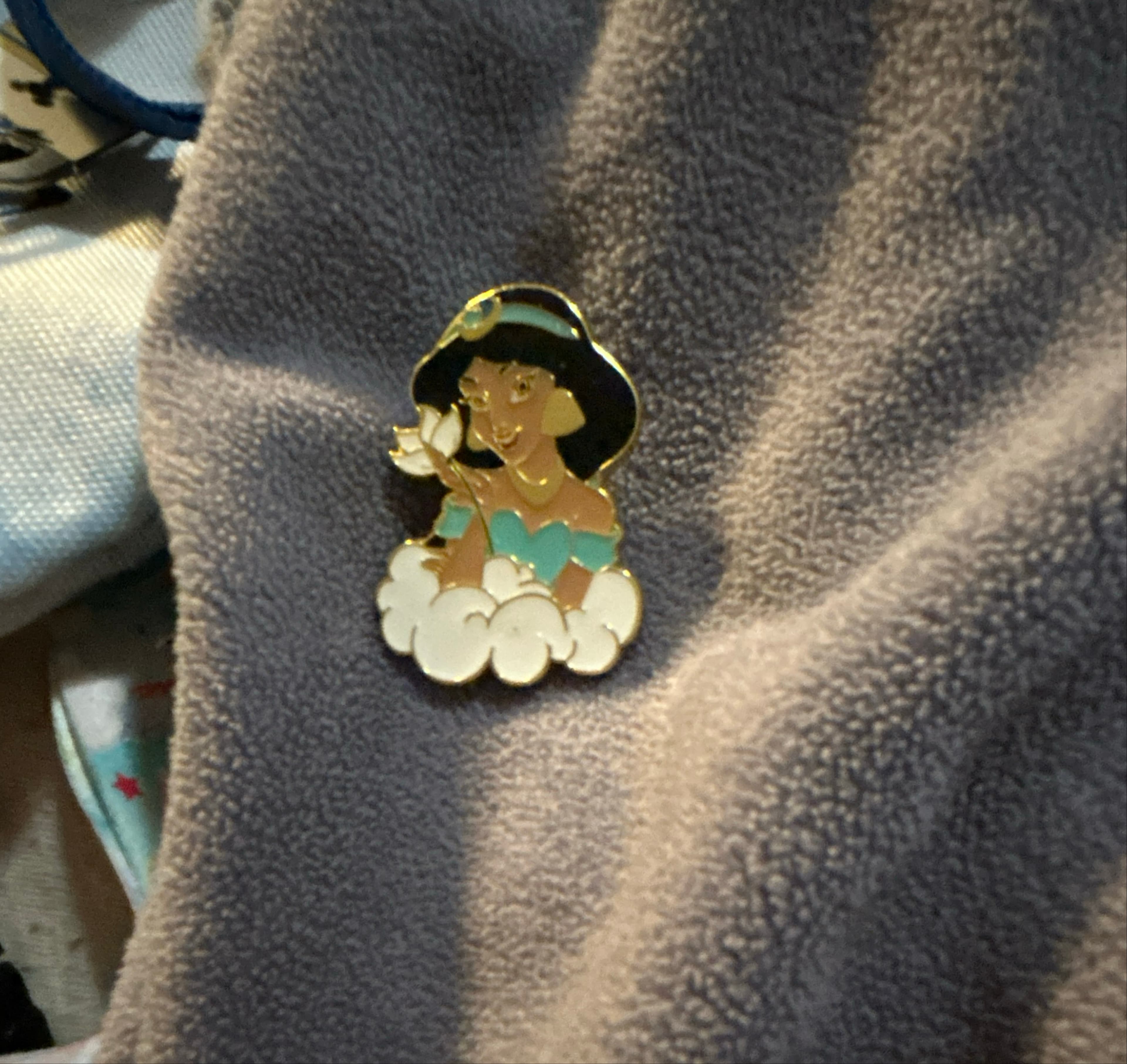 Jasmine with Lotus Flower in Clouds front