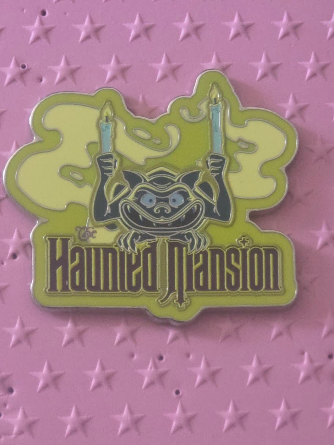 Gargoyle Glow-in-the-Dark Pin – The Haunted Mansion front