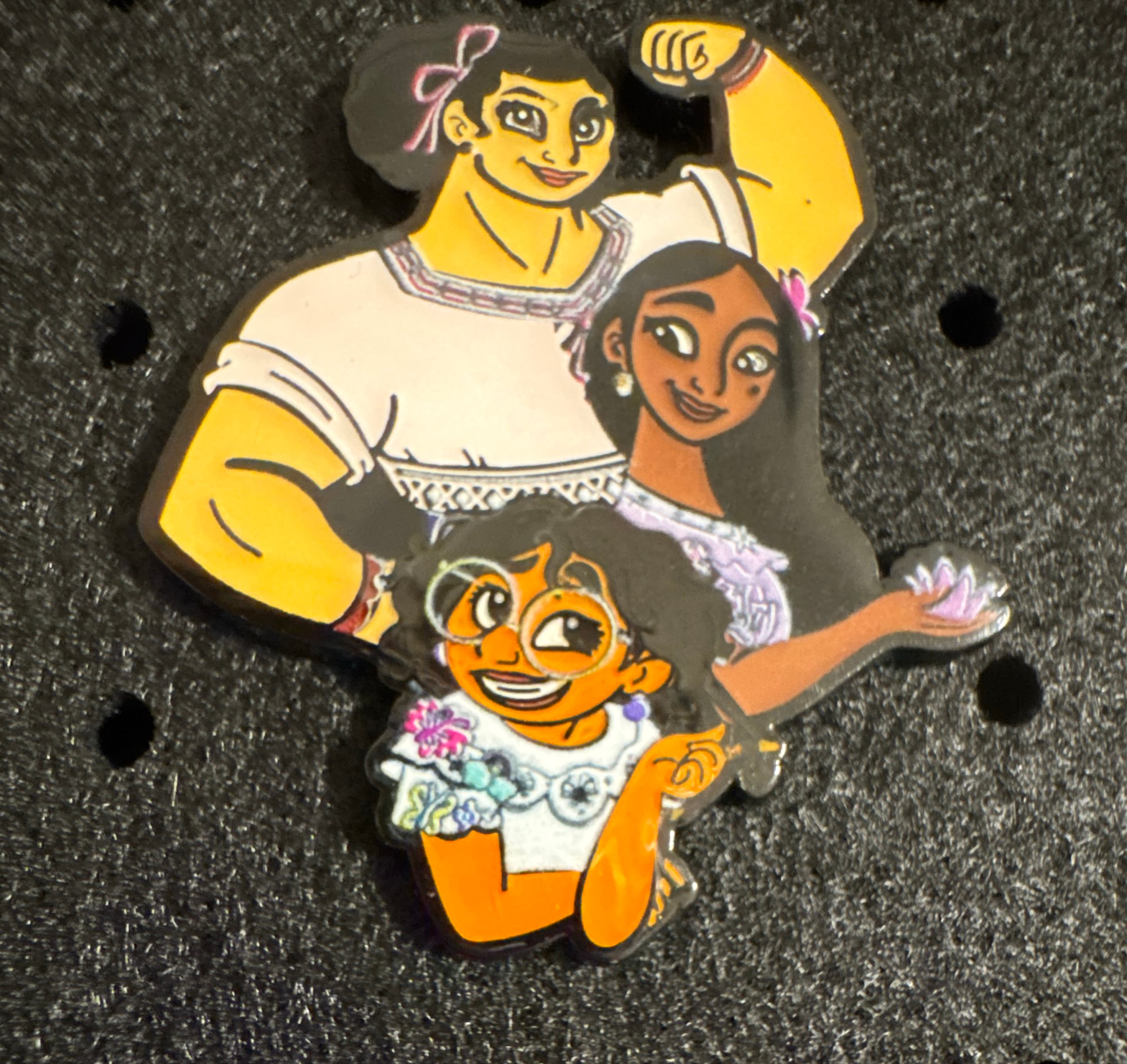 Disney Encanto Madrigal Sisters (Mirabel, Luisa, and Isabela) front