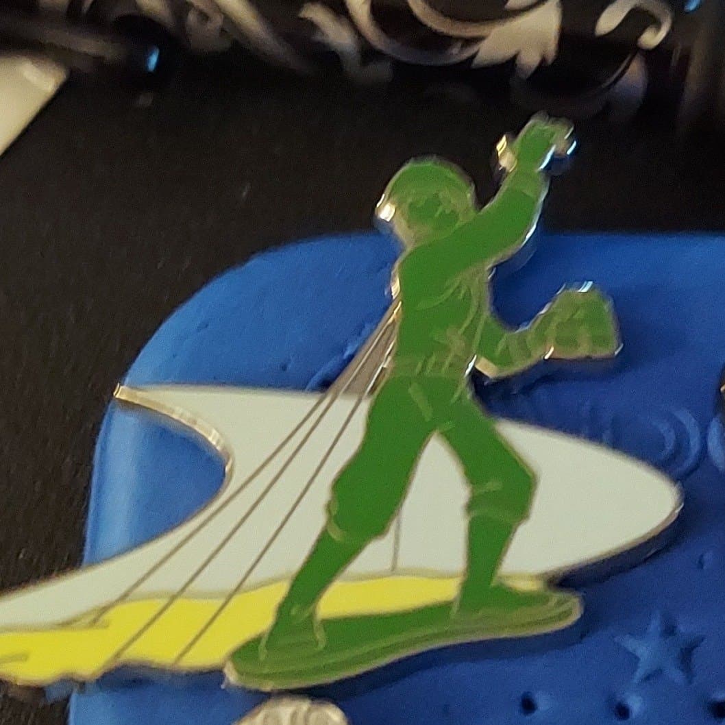 green army man from toy story -parachute