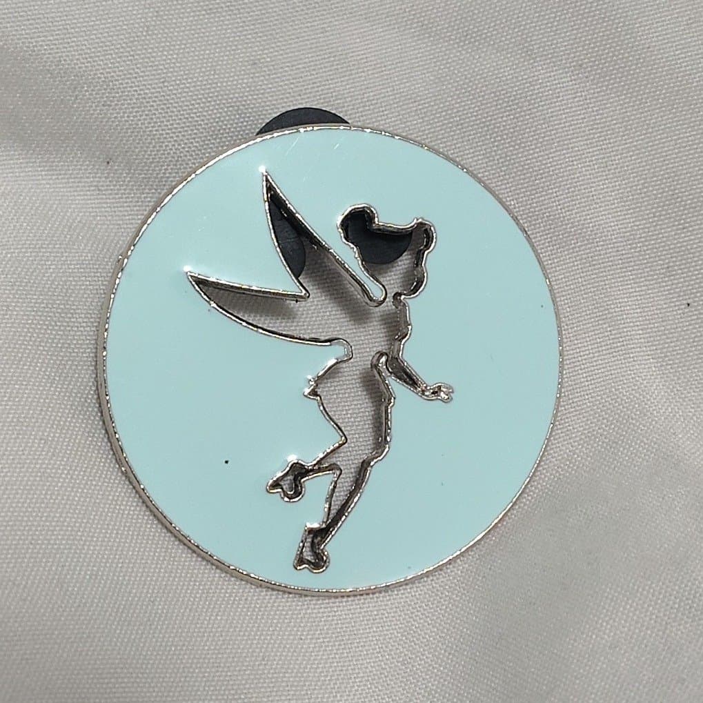 Tinker Bell Cut Out Silhouette Pin