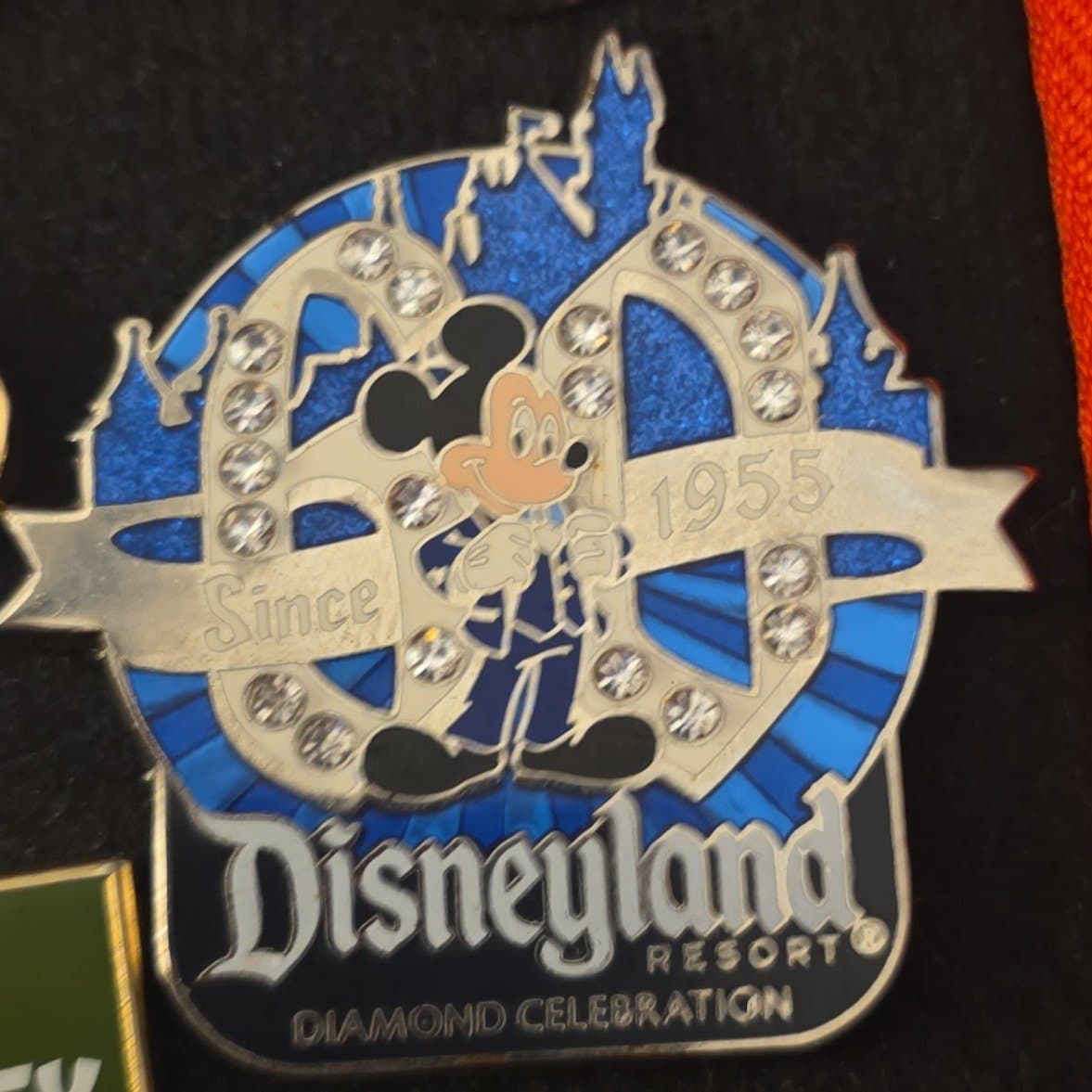 Mickey Mouse 60th Anniversary Diamond Celebration Since 1955 Pin