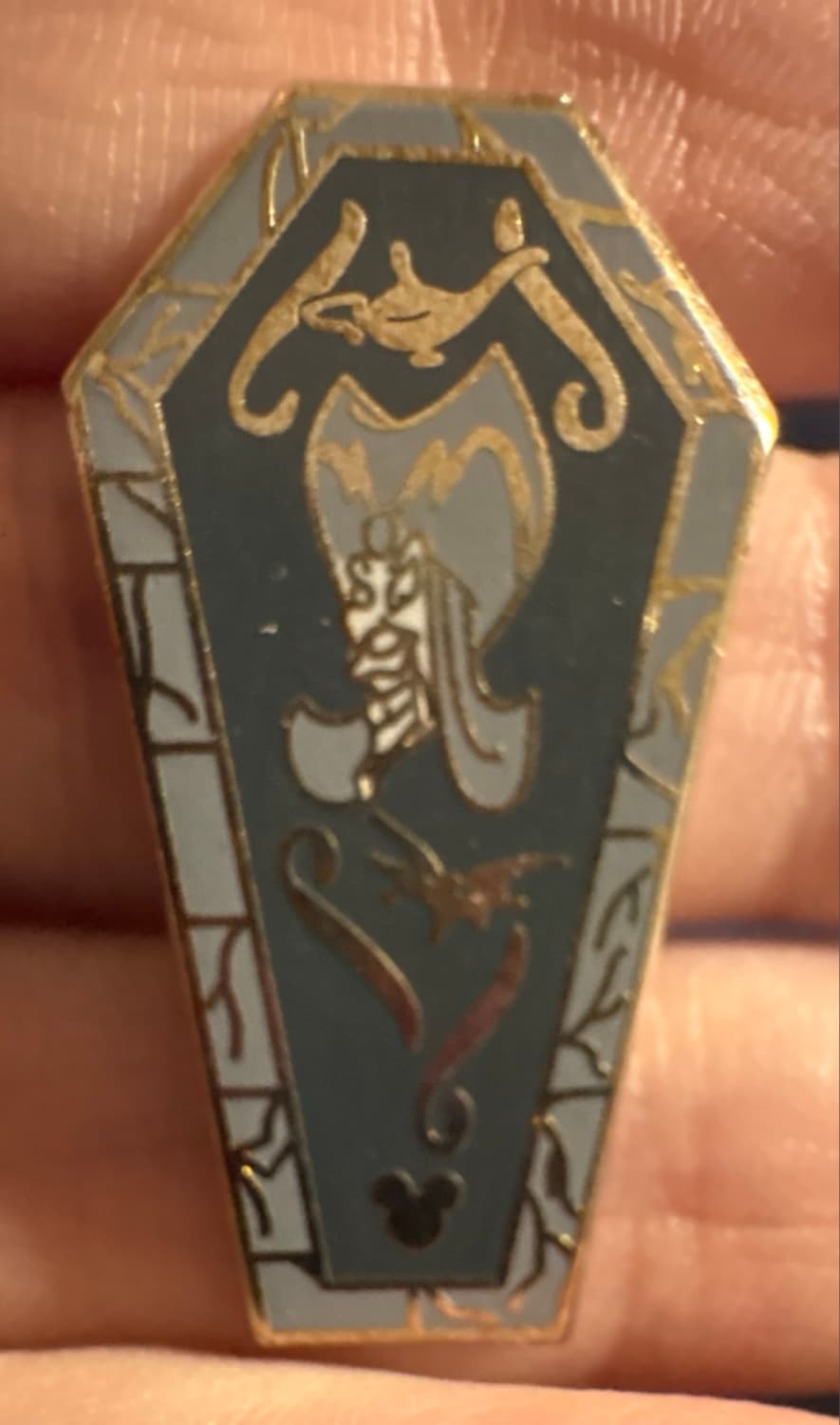 Jafar Coffin Hidden Mickey Pin