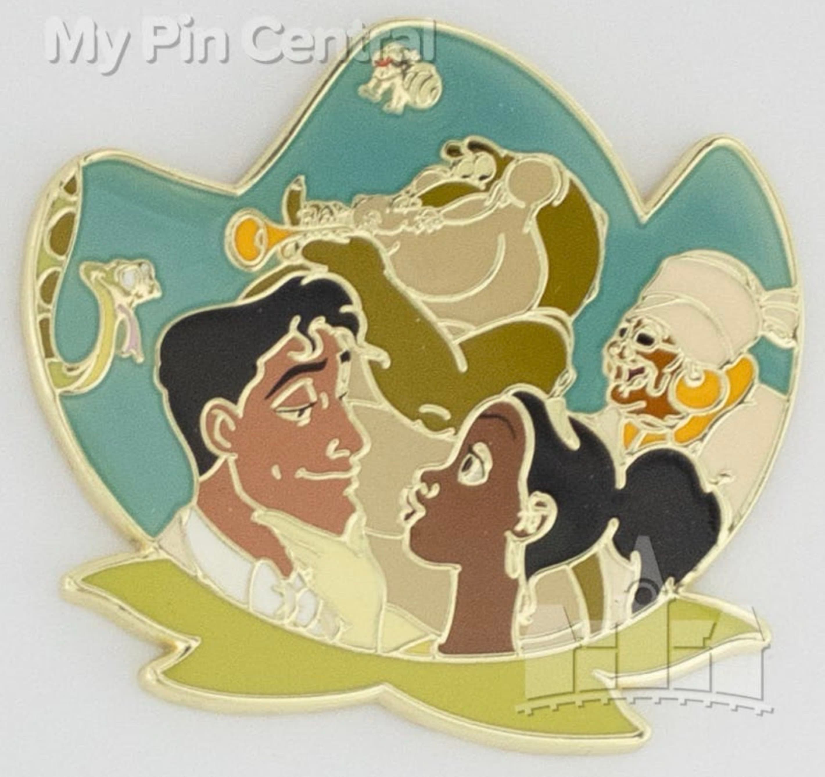 Naveen, Tiana, Louis, Mama Odie, Juju and Ray in Lotus