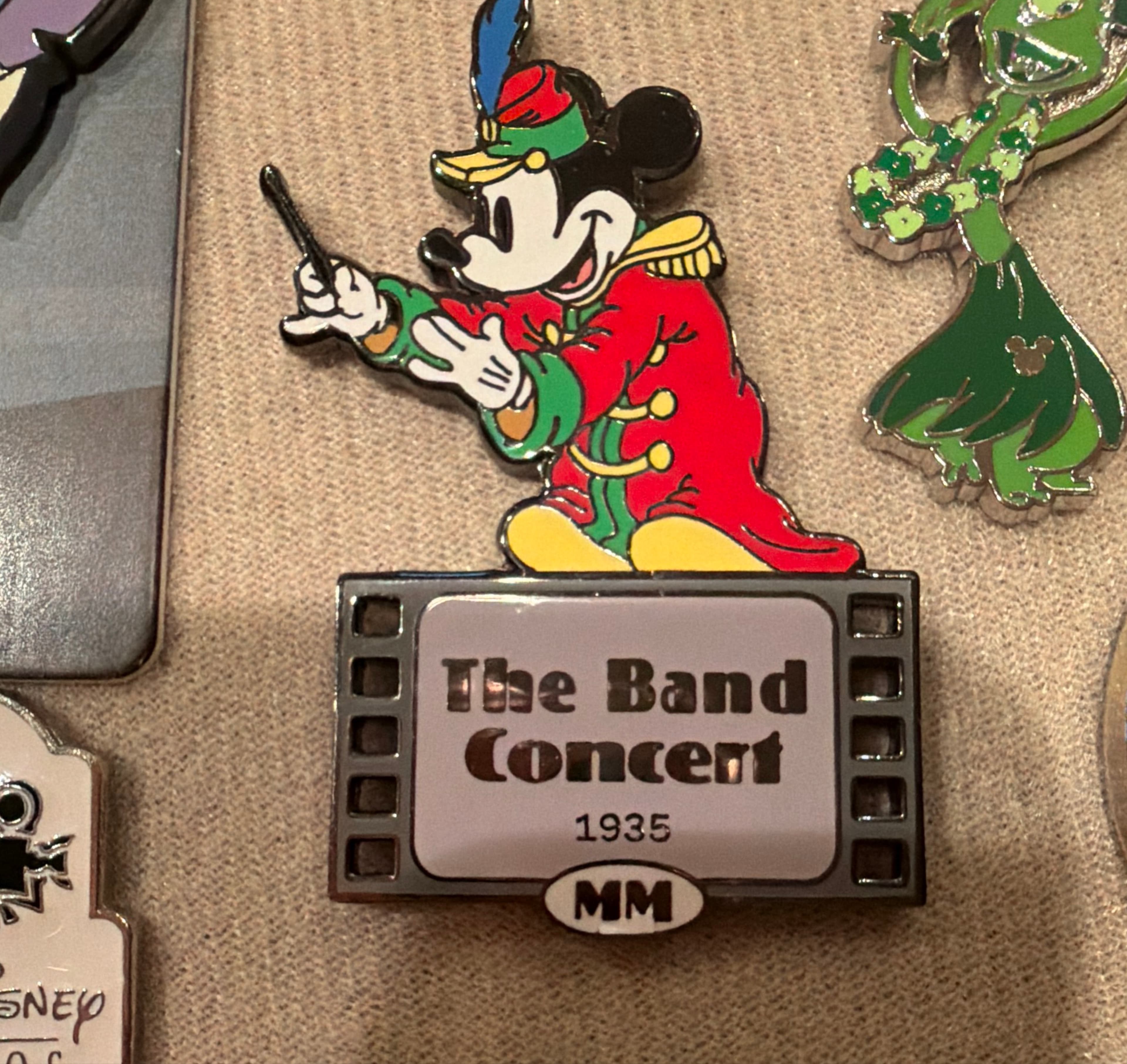 Mickey Mouse "The Band Concert, 1935" Film Reel Pin