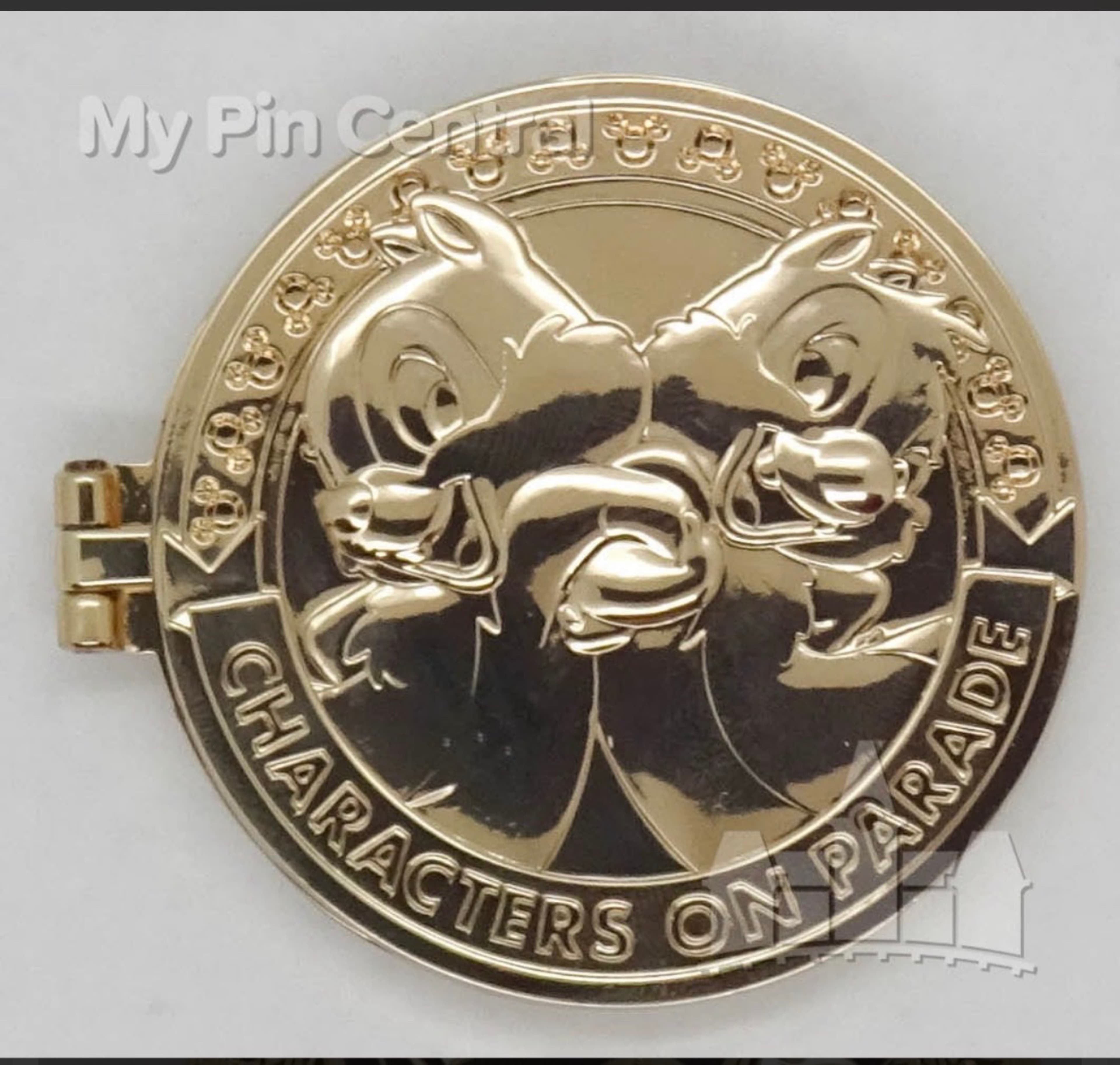 Chip and Dale Characters on Parade Hinged Pin