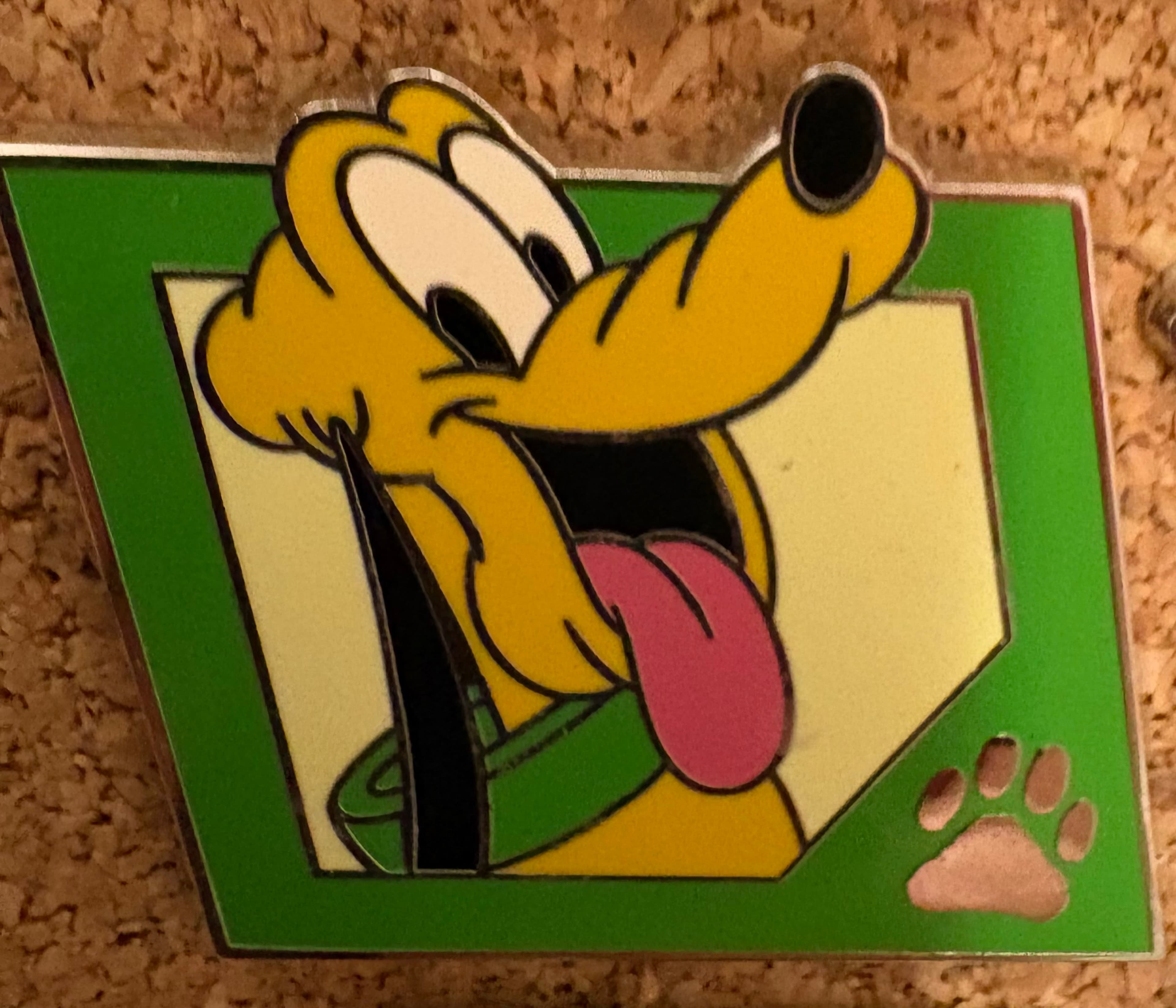 Pluto PWP Promotion Paw Print Pin