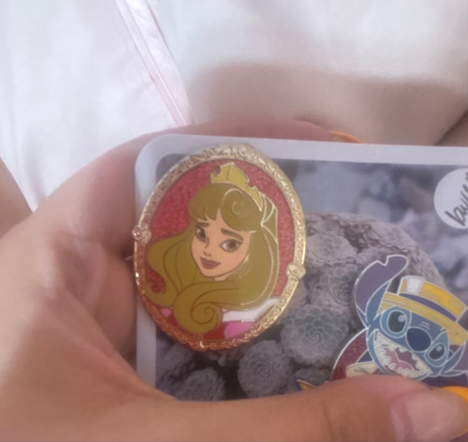 Princess Aurora Portrait Glitter Pina