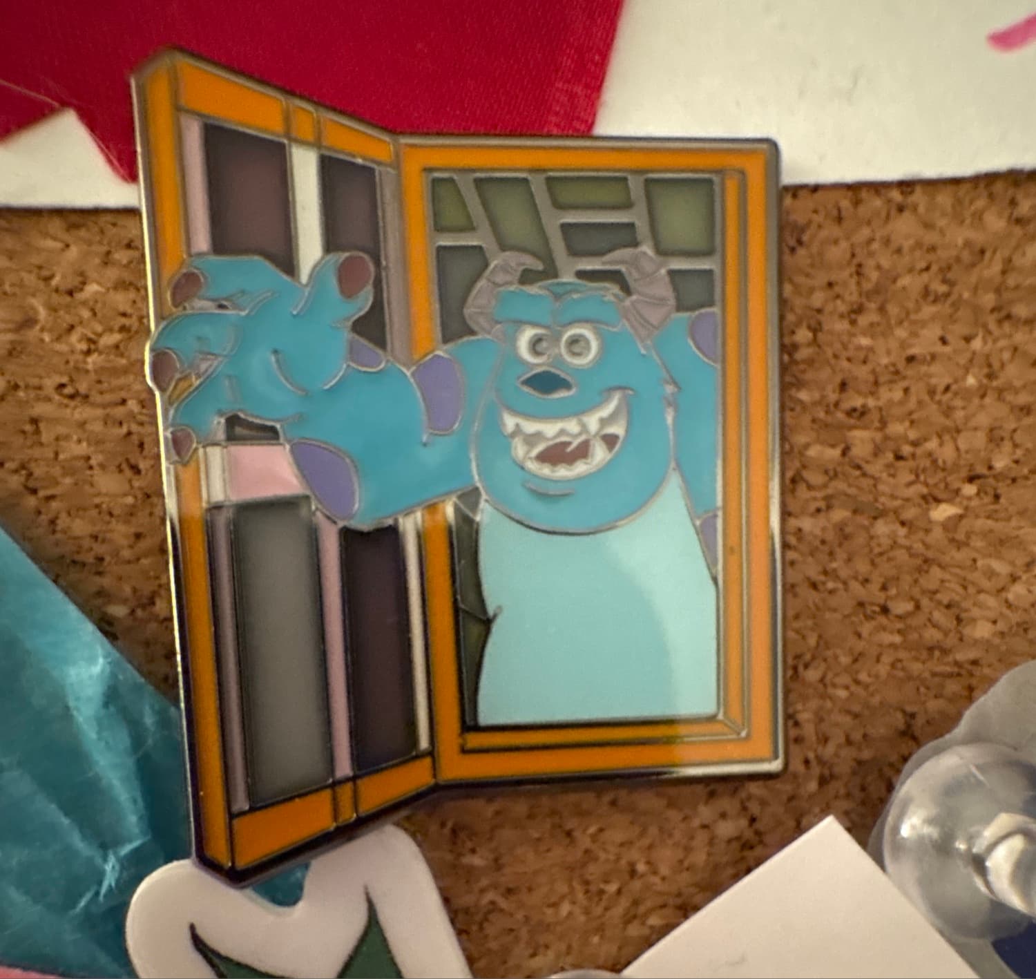 Loungefly Disney Pixar Monsters Inc. Doors Blind Box Hinged Pin - Sulley