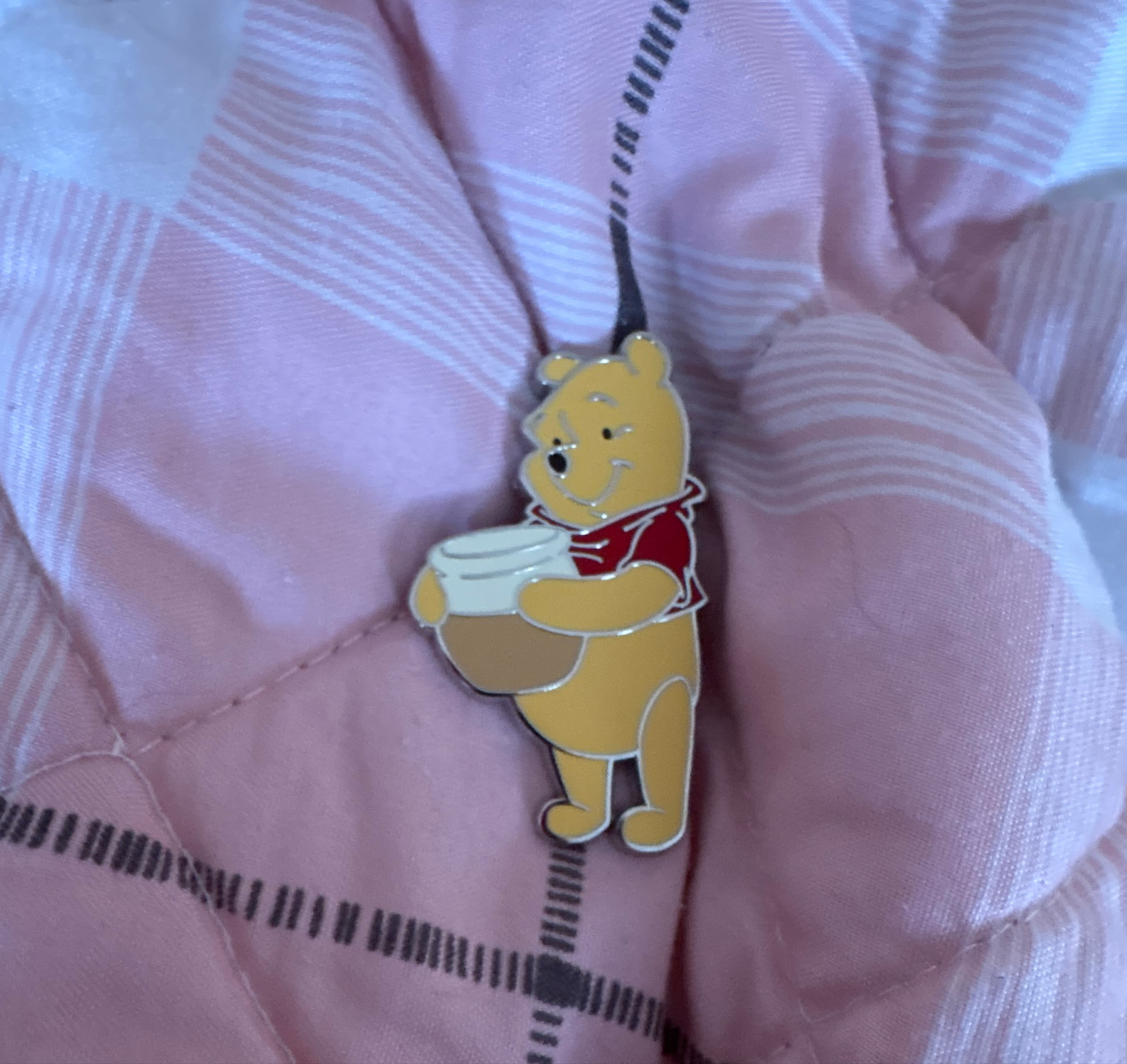 Winnie the Pooh Holding Honey Pot