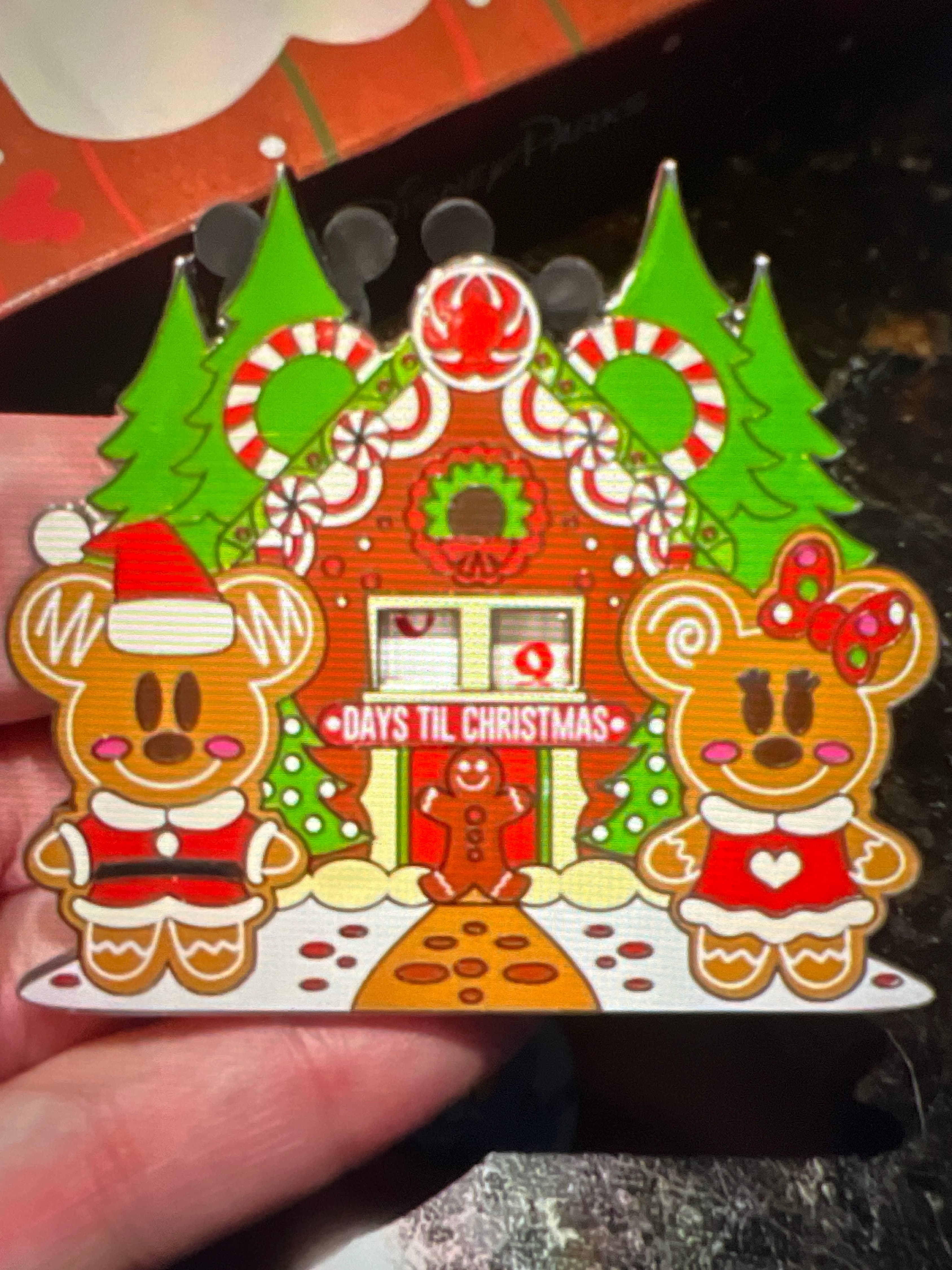 Mickey and Minnie Gingerbread House Christmas Countdown