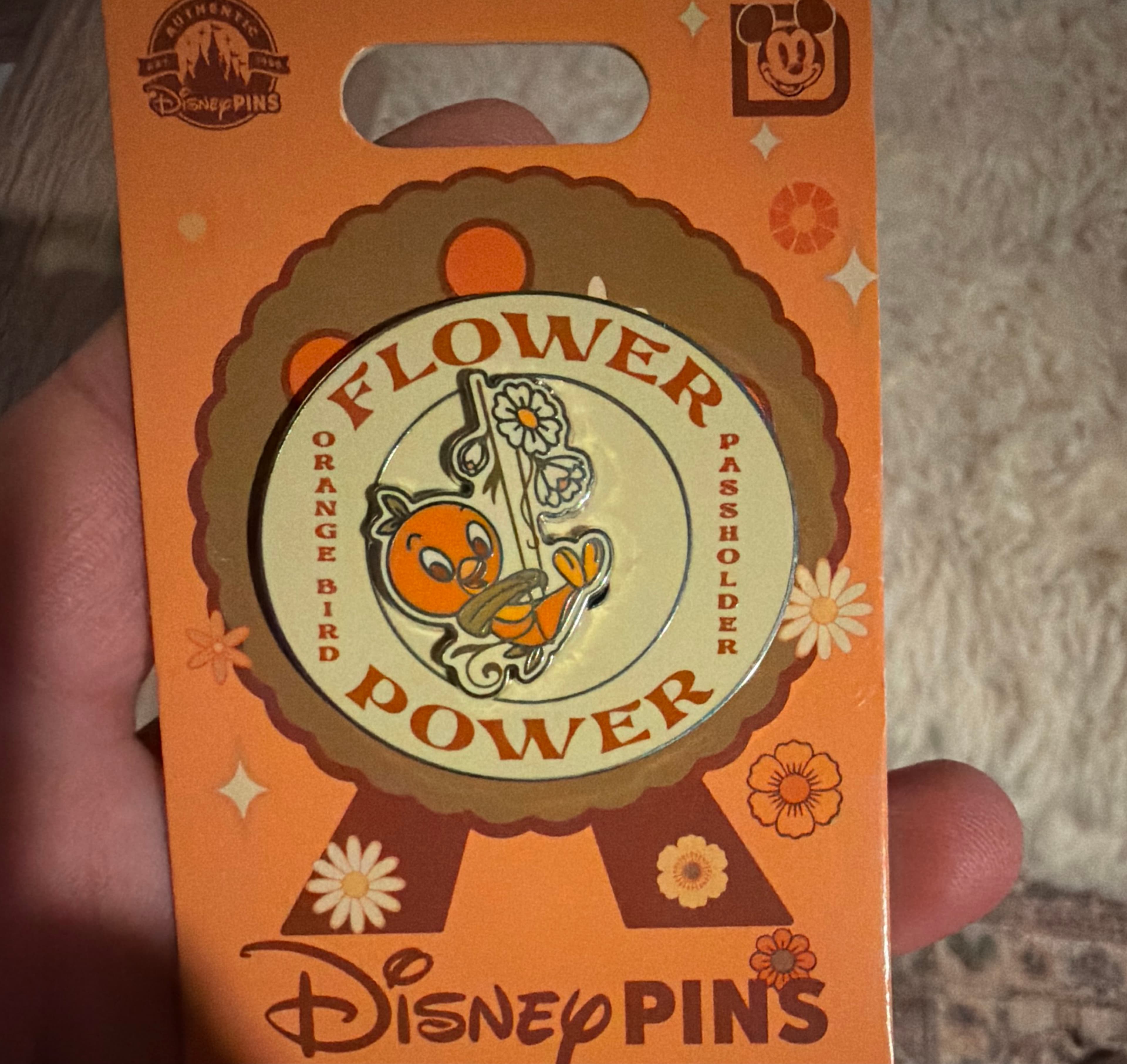 WDW - EPCOT International Flower & Garden Festival 2023 - Orange Bird Flower Power Passholder Exclusive