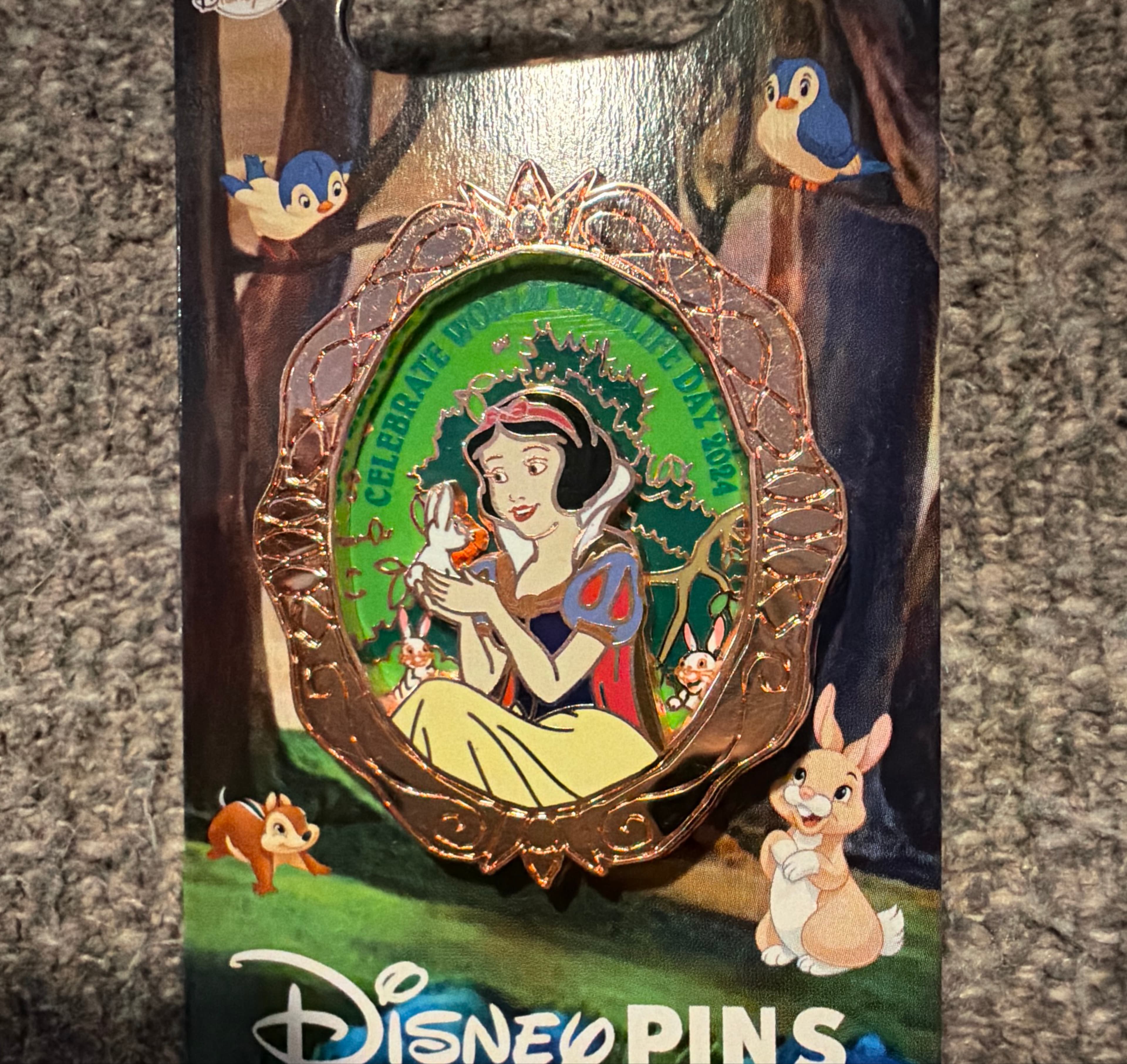 2024 Disney Parks Celebrate World Wildlife Day Snow White Limited Edition Pin