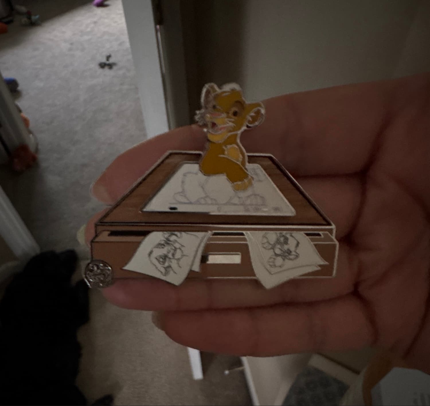 Simba Limited Edition Pin, Disney Artist Collection by Jason Peltz