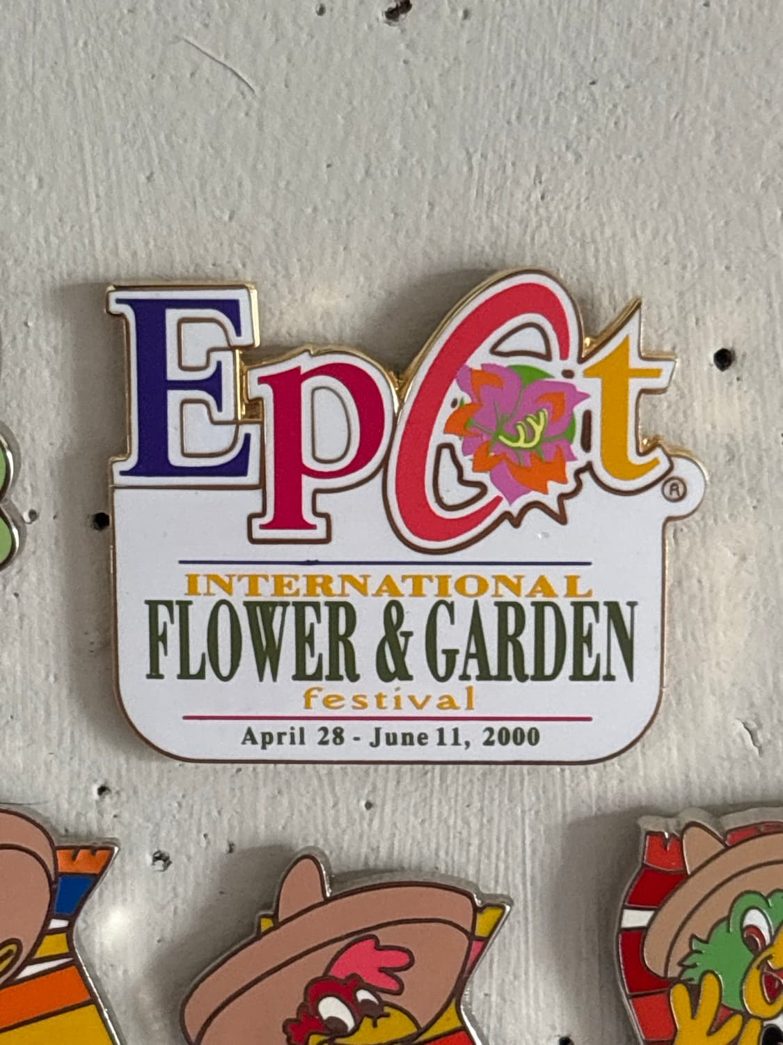Epcot International Flower & Garden Festival 2000 Logo Pin
