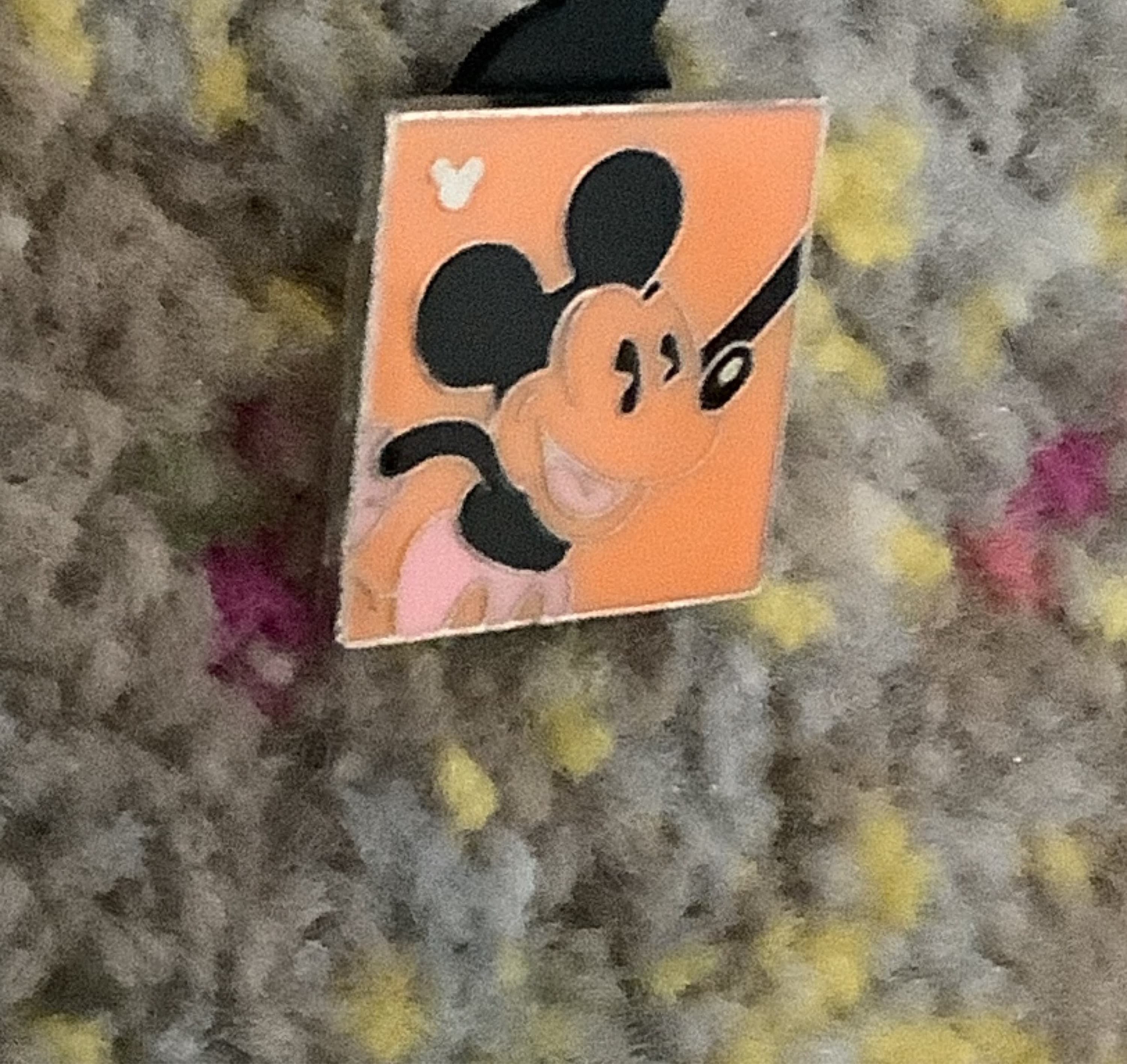 Mickey Mouse Running (Orange and Pink)