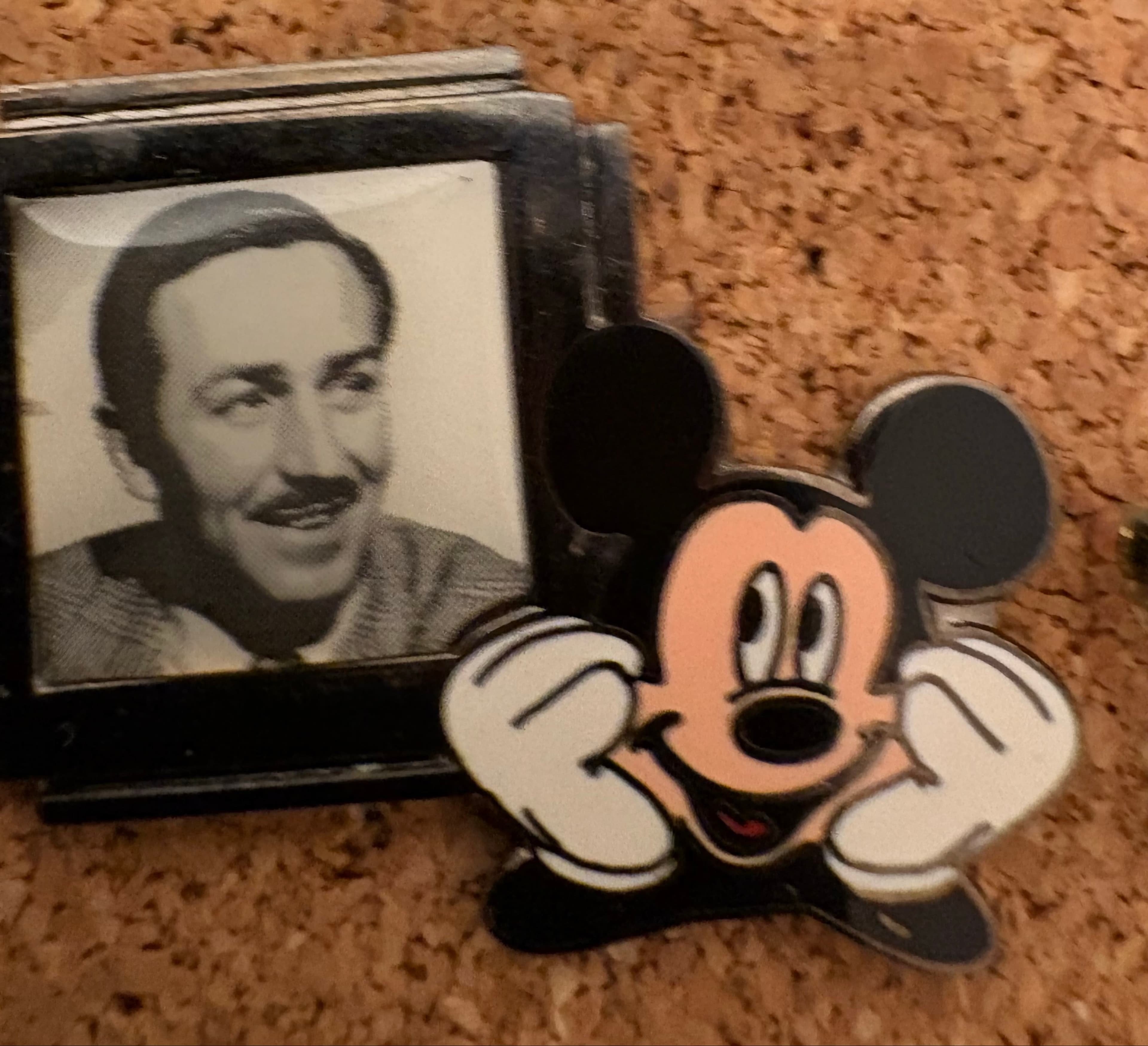 Walt Disney and Mickey Pin