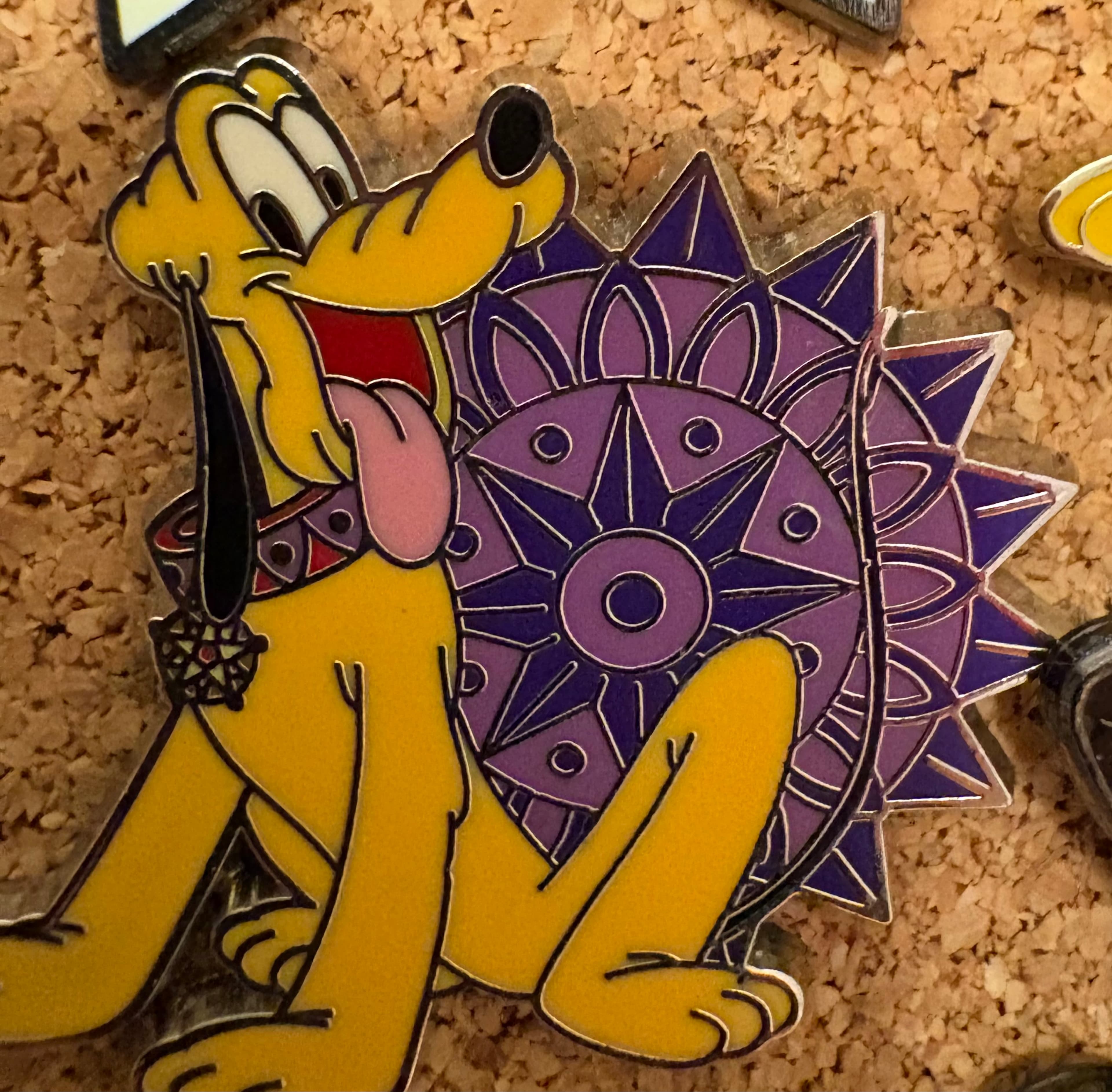 Pluto Starburst Pin