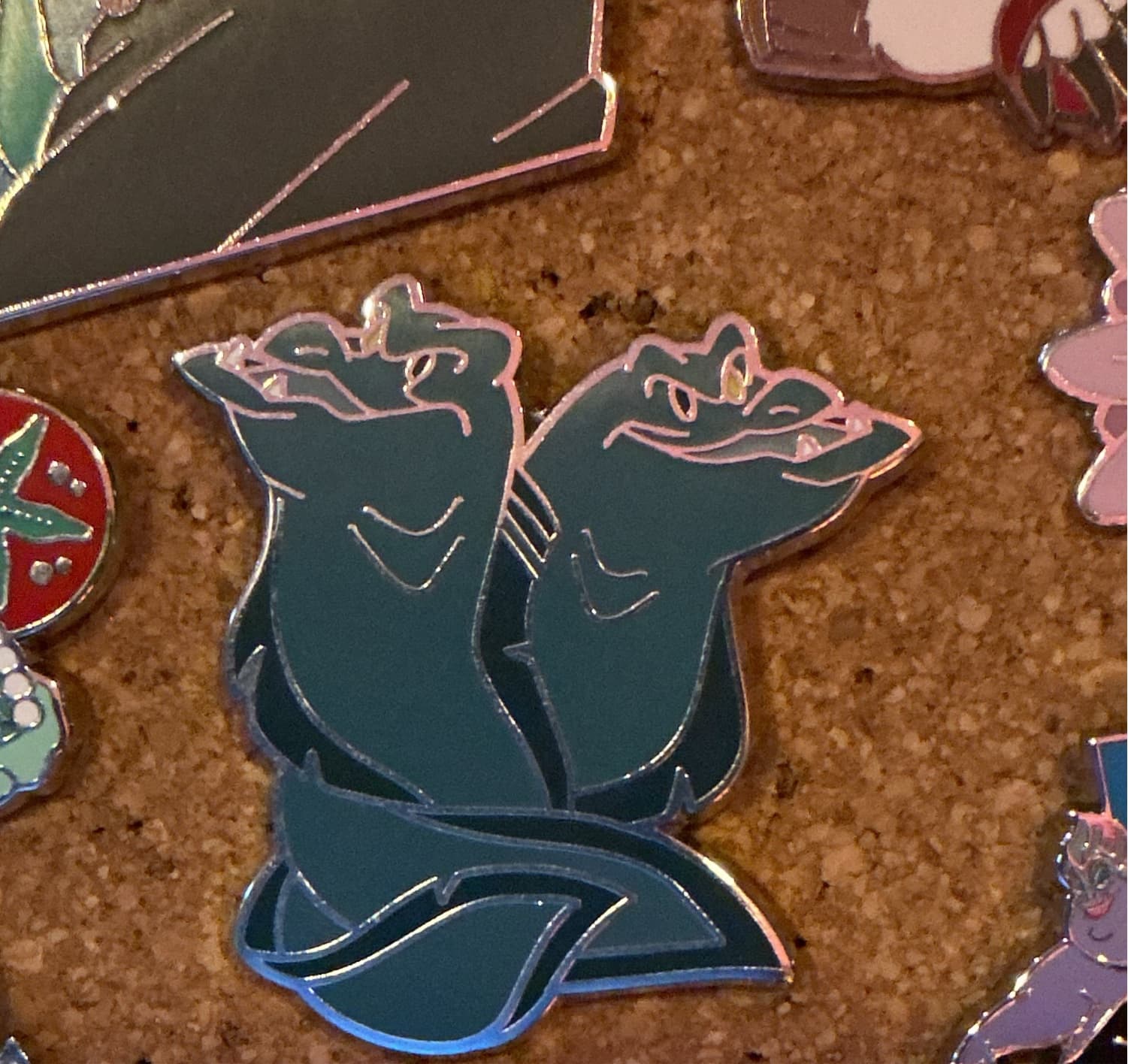Flotsam & Jetsam Pin - Villains Sidekicks Booster Set front