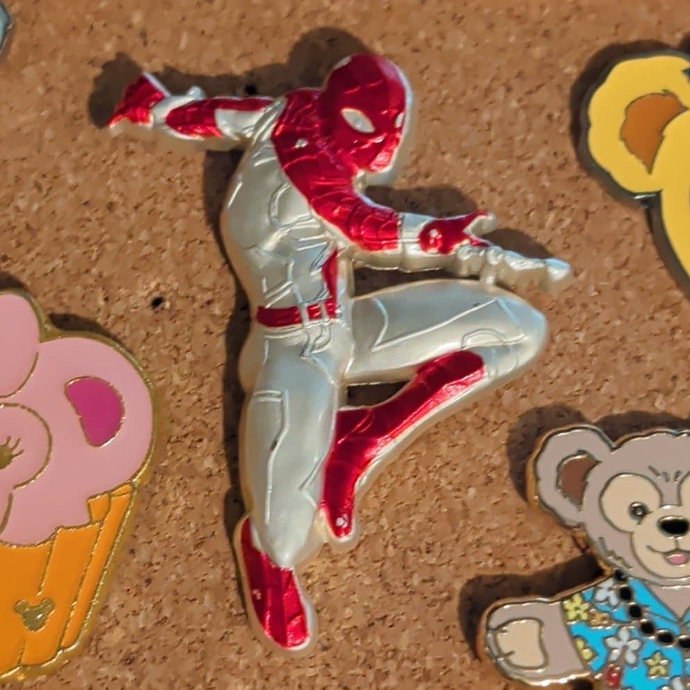 Spider-Man Disney 100 Celebration Platinum Pin