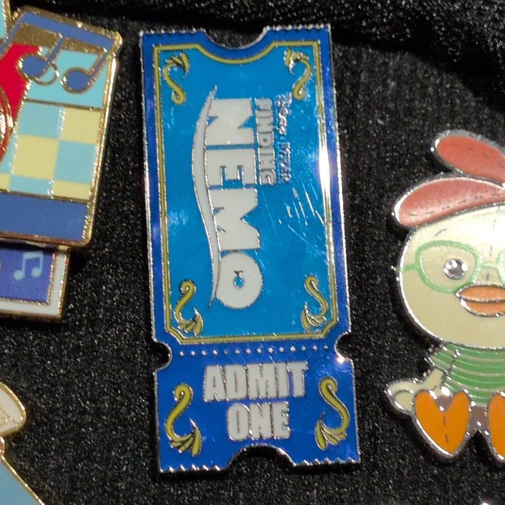 Loungefly Disney Pixar Movie Ticket Blind Box Enamel Pin