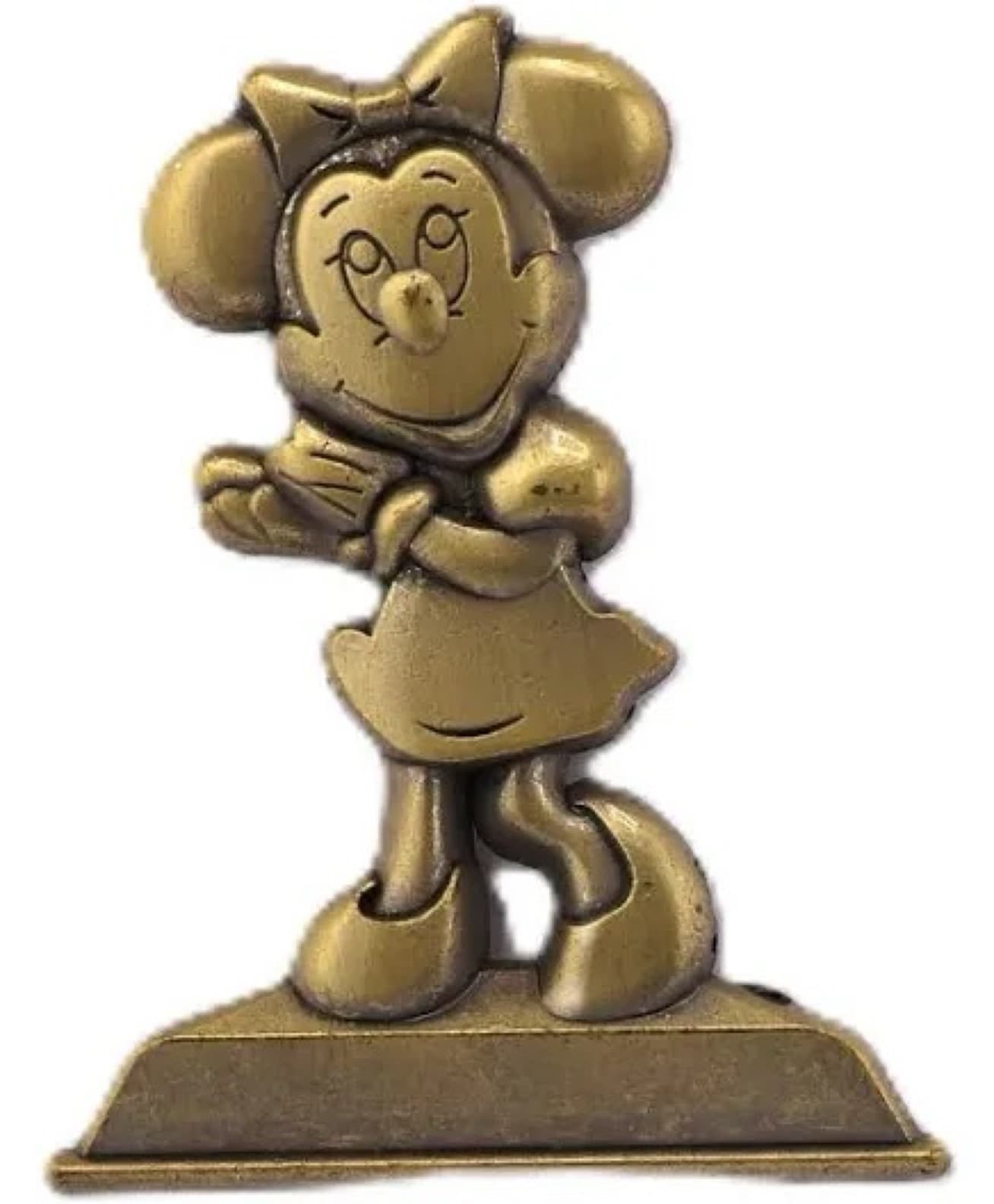 Minnie Mouse Annual Passholder Gold Statue Pin