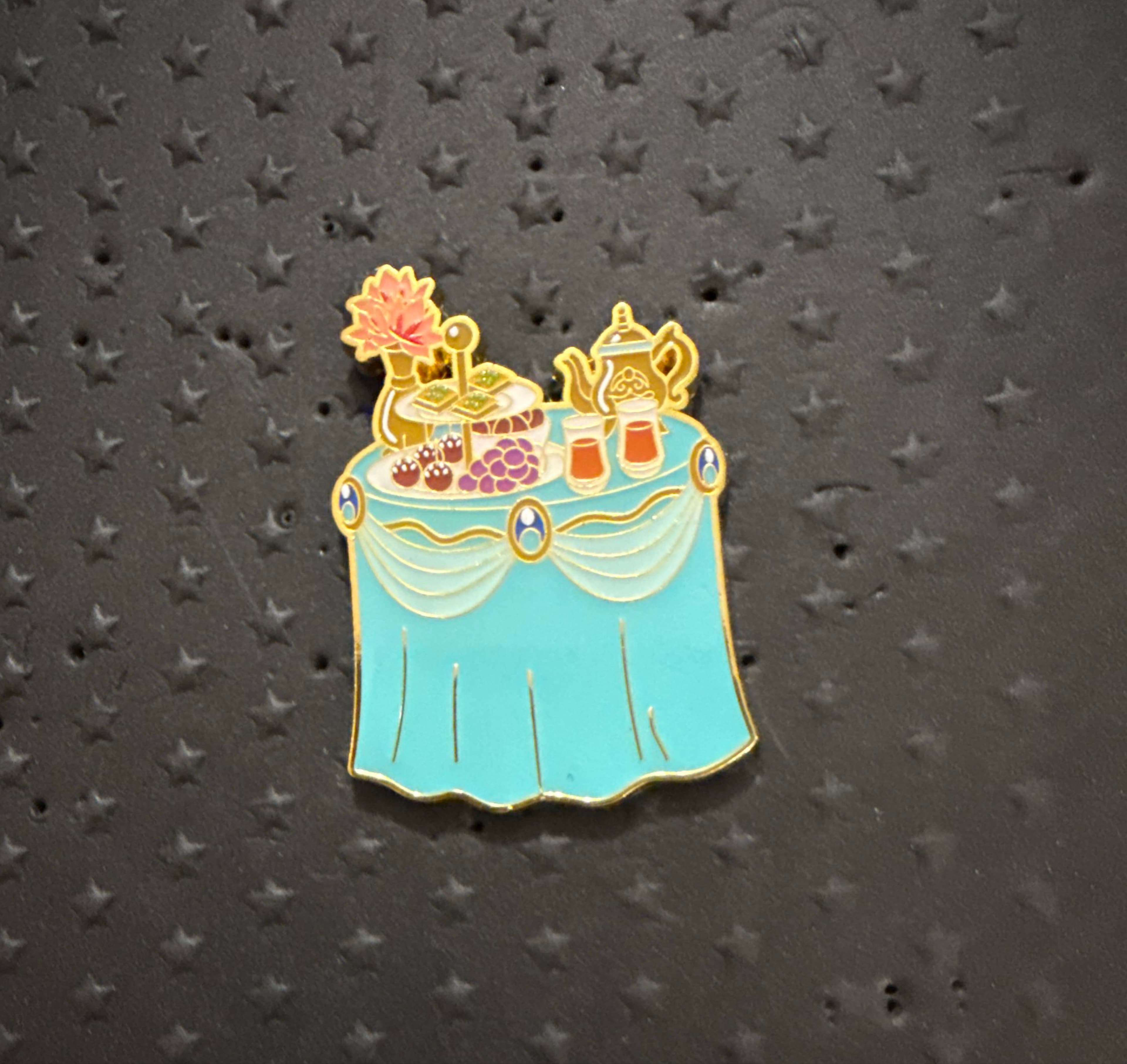 Aladdin Tea Table Pin - Disney Princess Tea Party Blind Box Pin Set