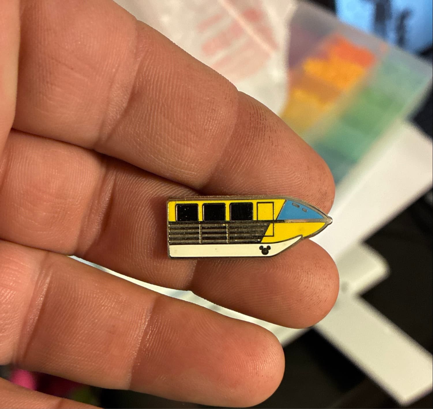 Mark II Yellow Monorail - Hidden Mickey 2011