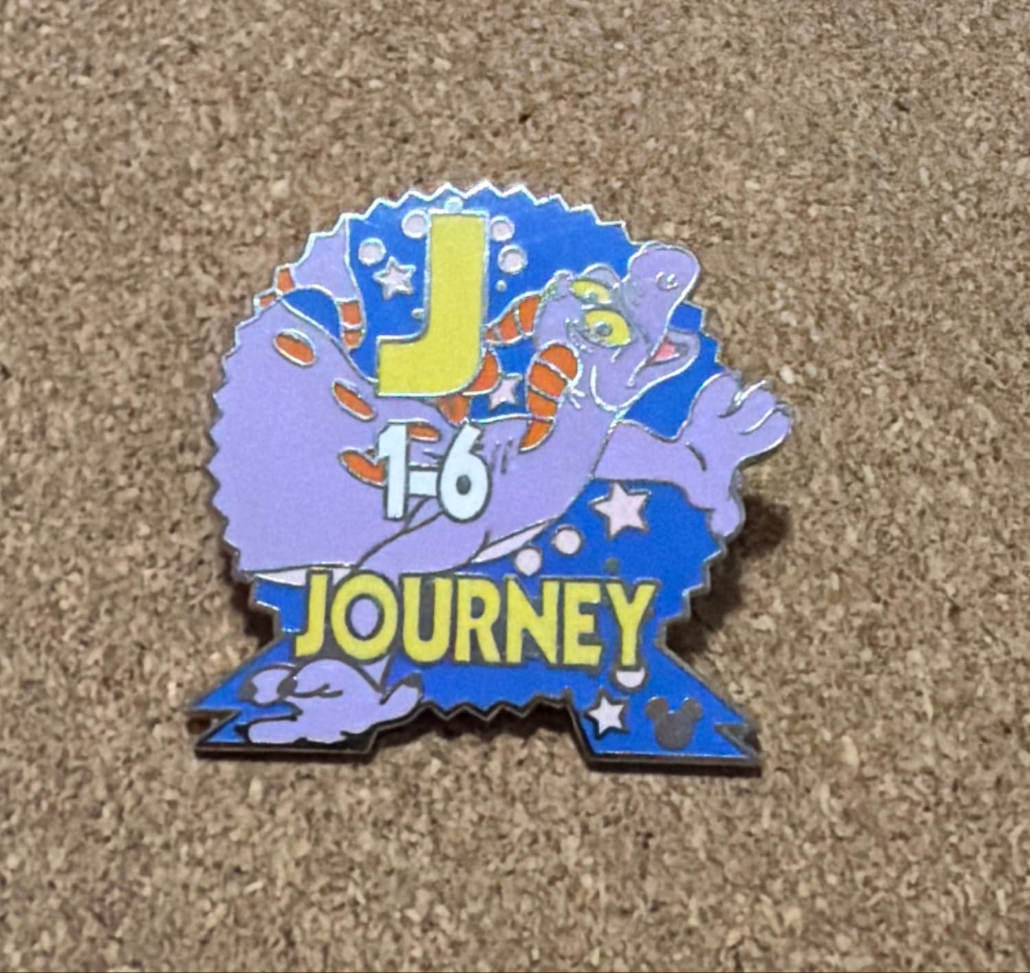 Figment J 1-6 Journey Parking Lot Sign Pin