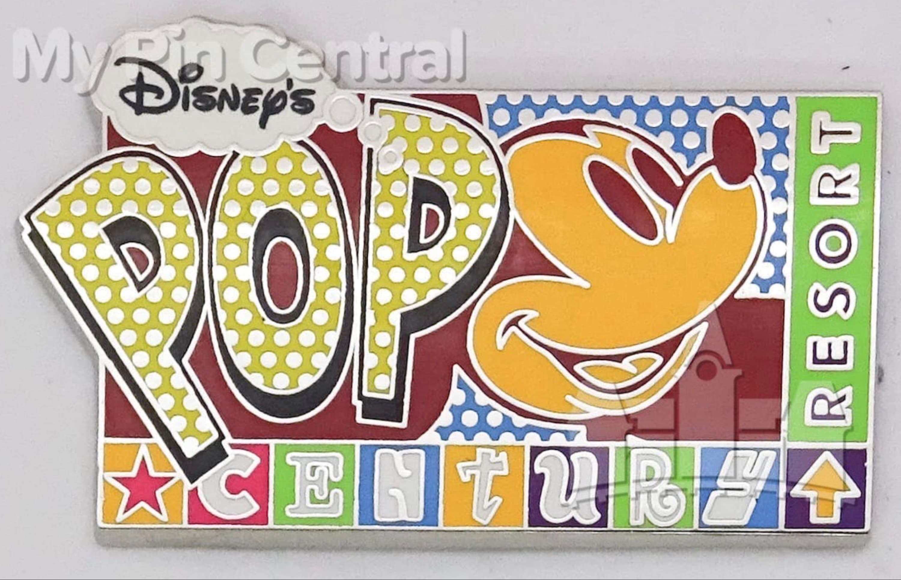 Disney's Pop Century Resort Logo Pin