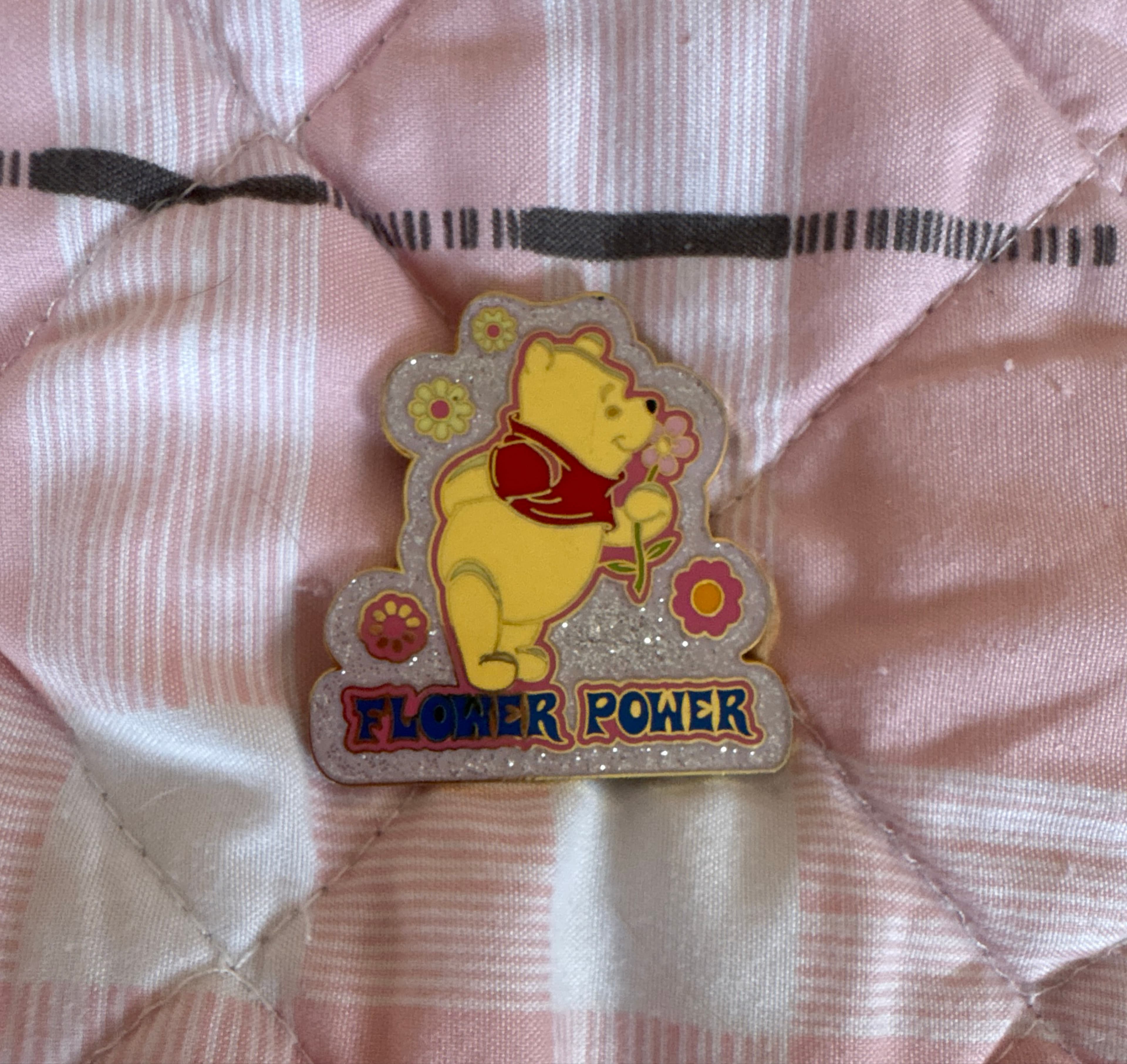 Winnie the Pooh Flower Power Sparkle Power Core Pin