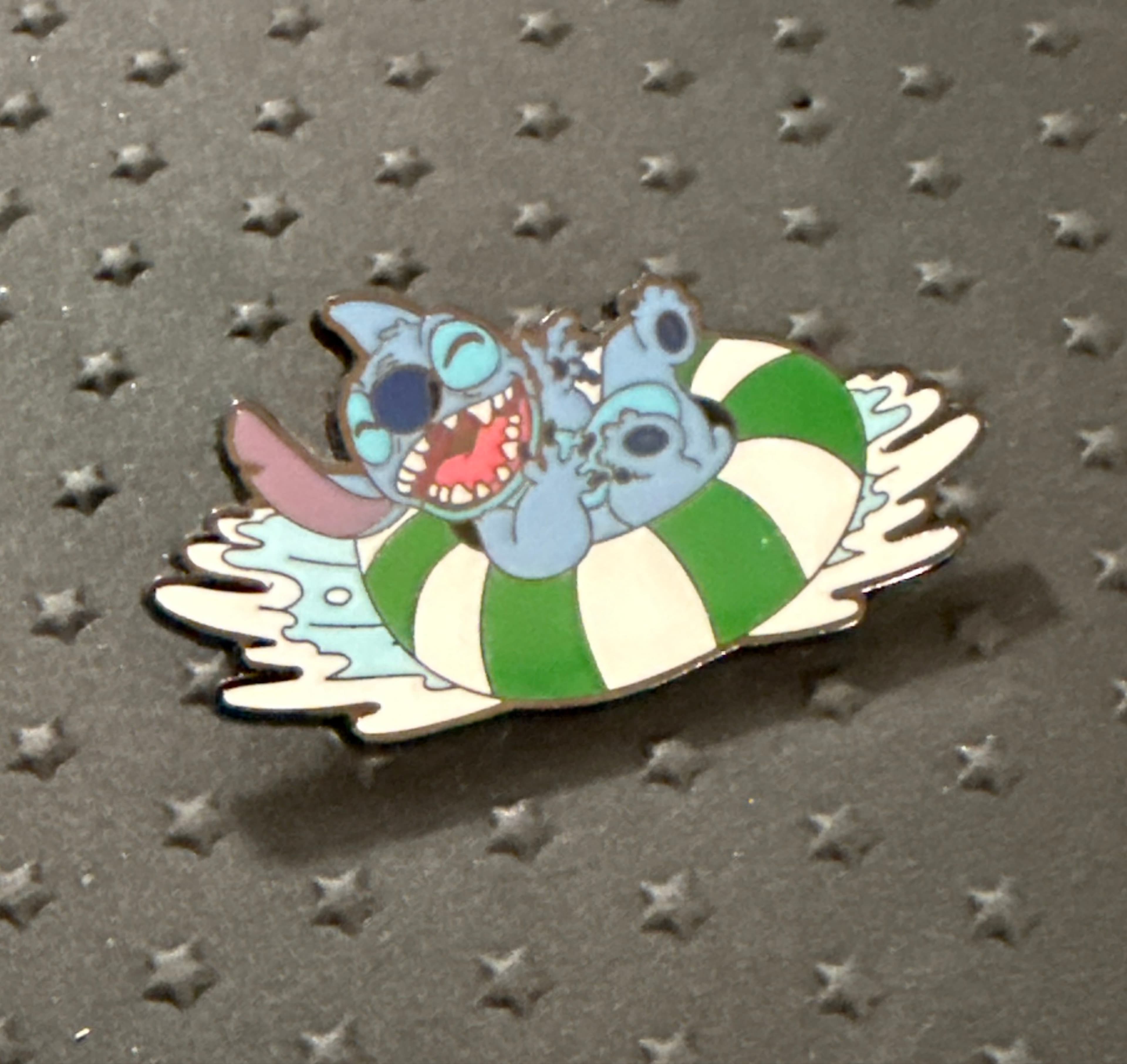 Stitch in Inner Tube (Laughing)