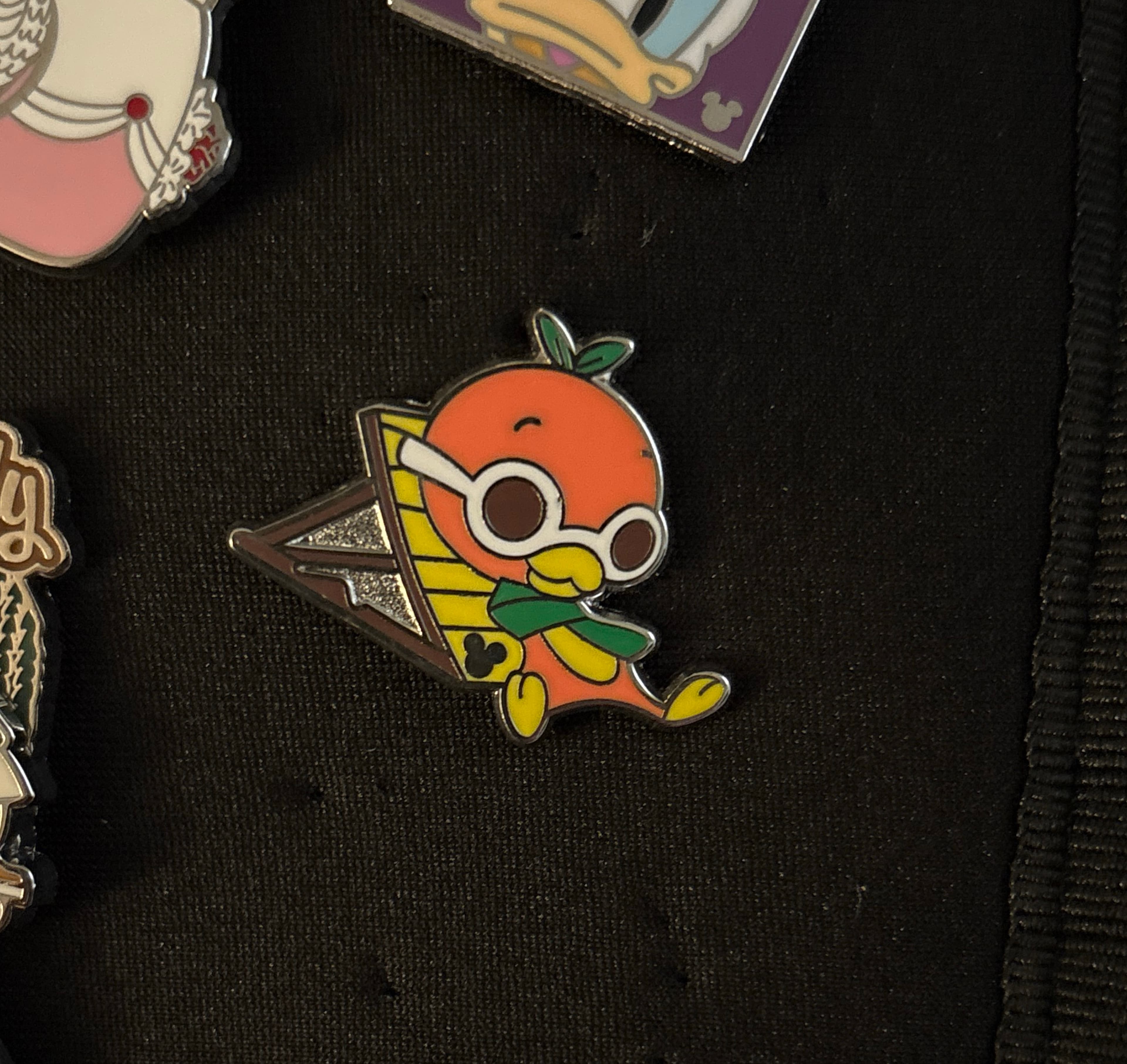 Orange Bird Sunbathing - Hidden Mickey 2011